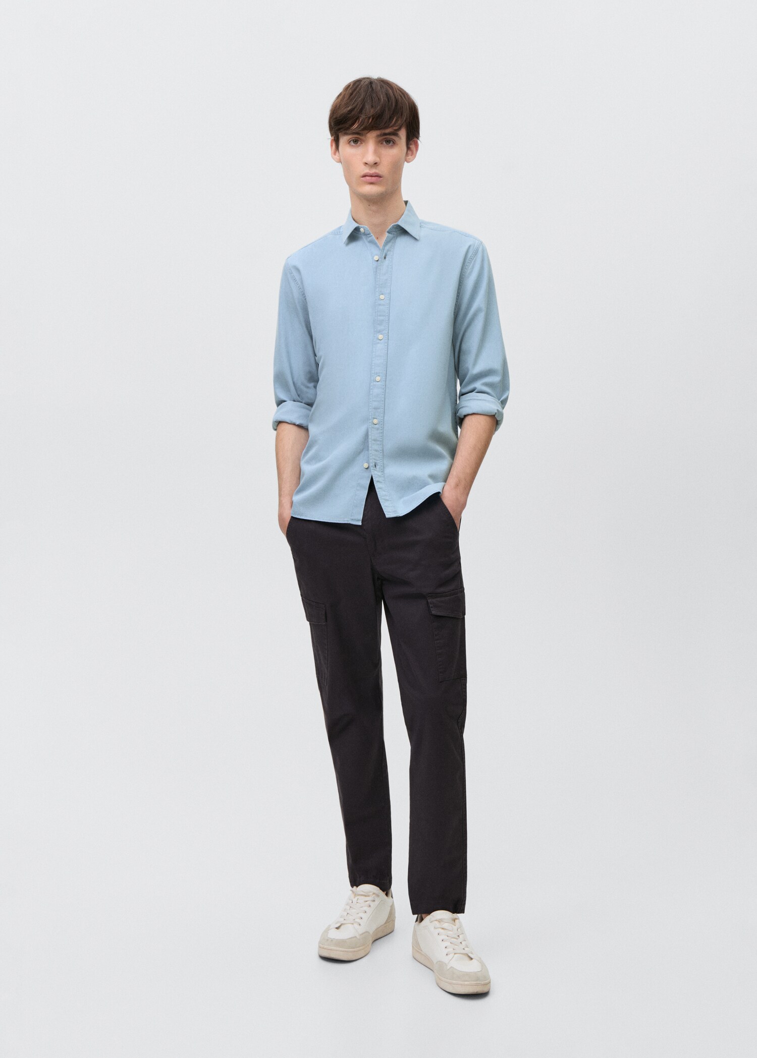 Oxford cotton shirt - General plane