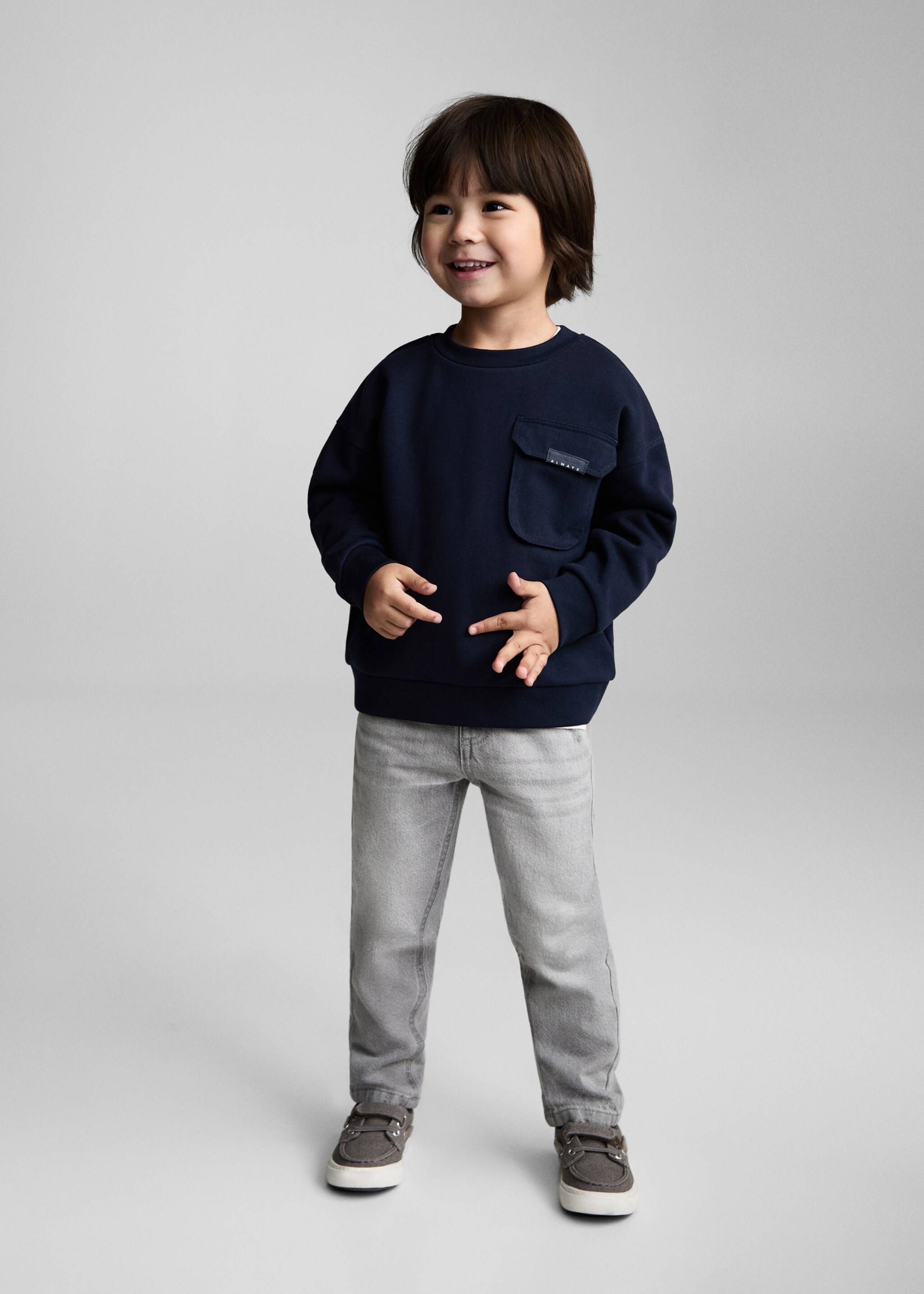 Texans skinny estrips decoratius - Pla general, Gris denim. Ref: 87022534-00.