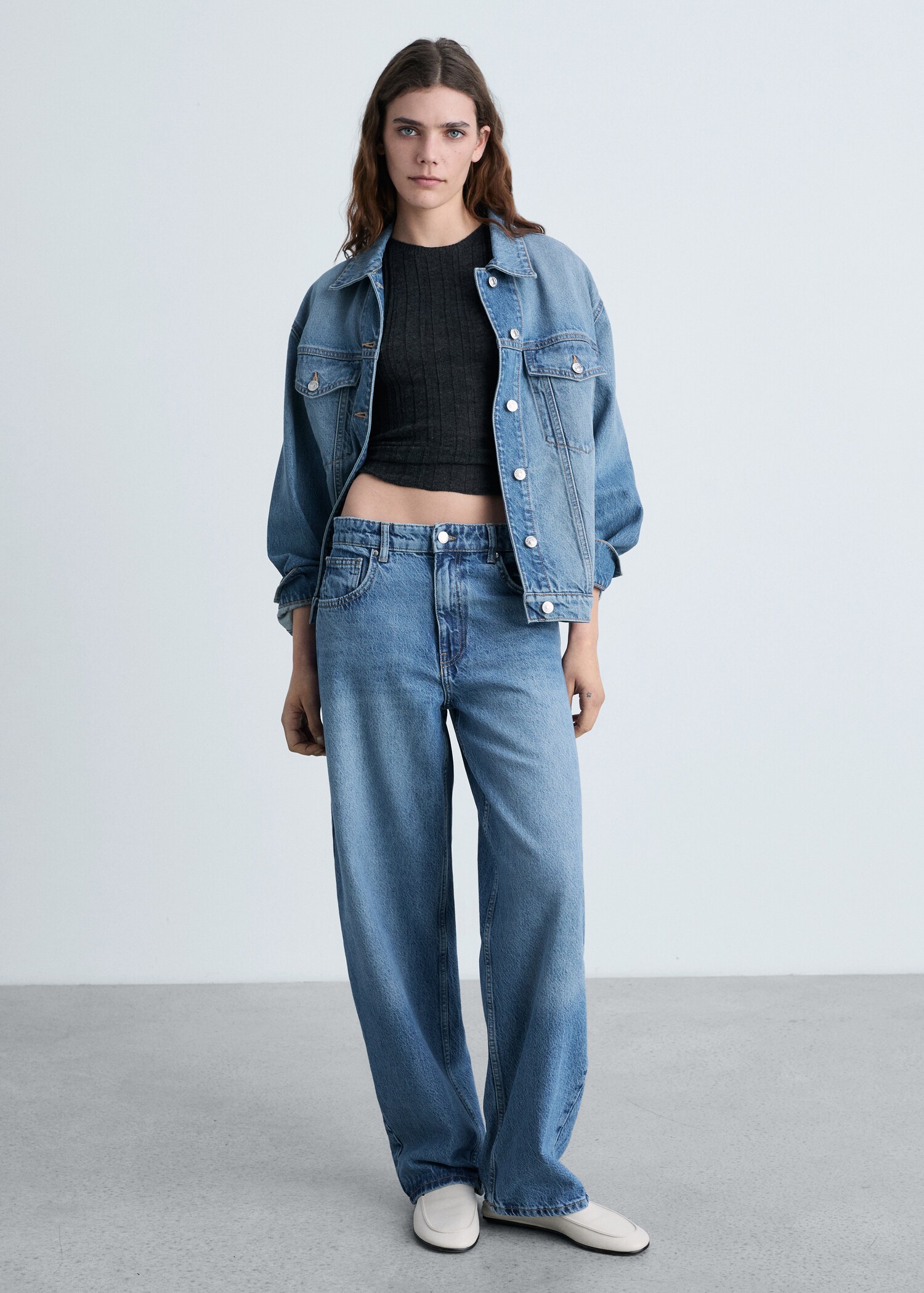 Balloon jeans med medelhög midja - Allmän bild