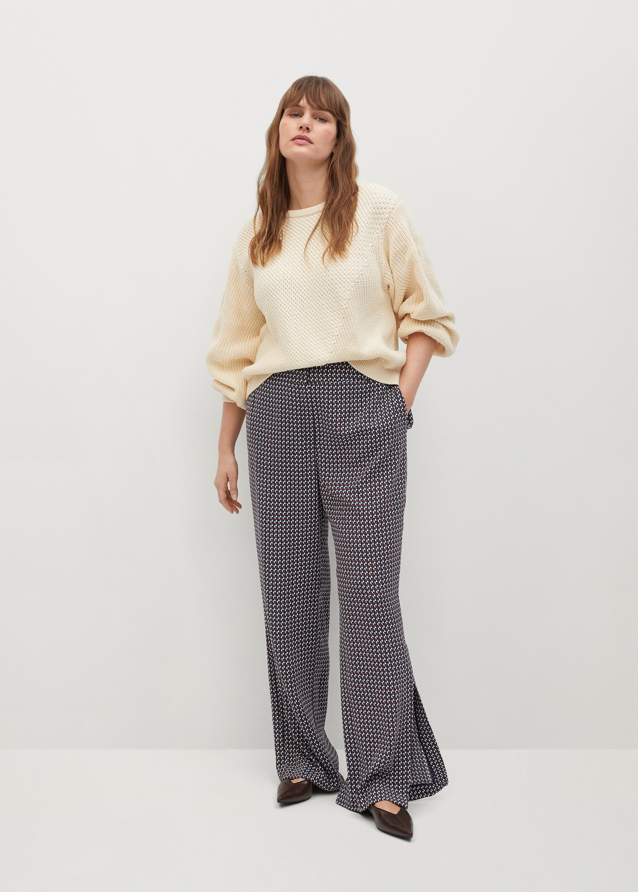 Gemusterte Baggy Pants  - Allgemeine Ansicht