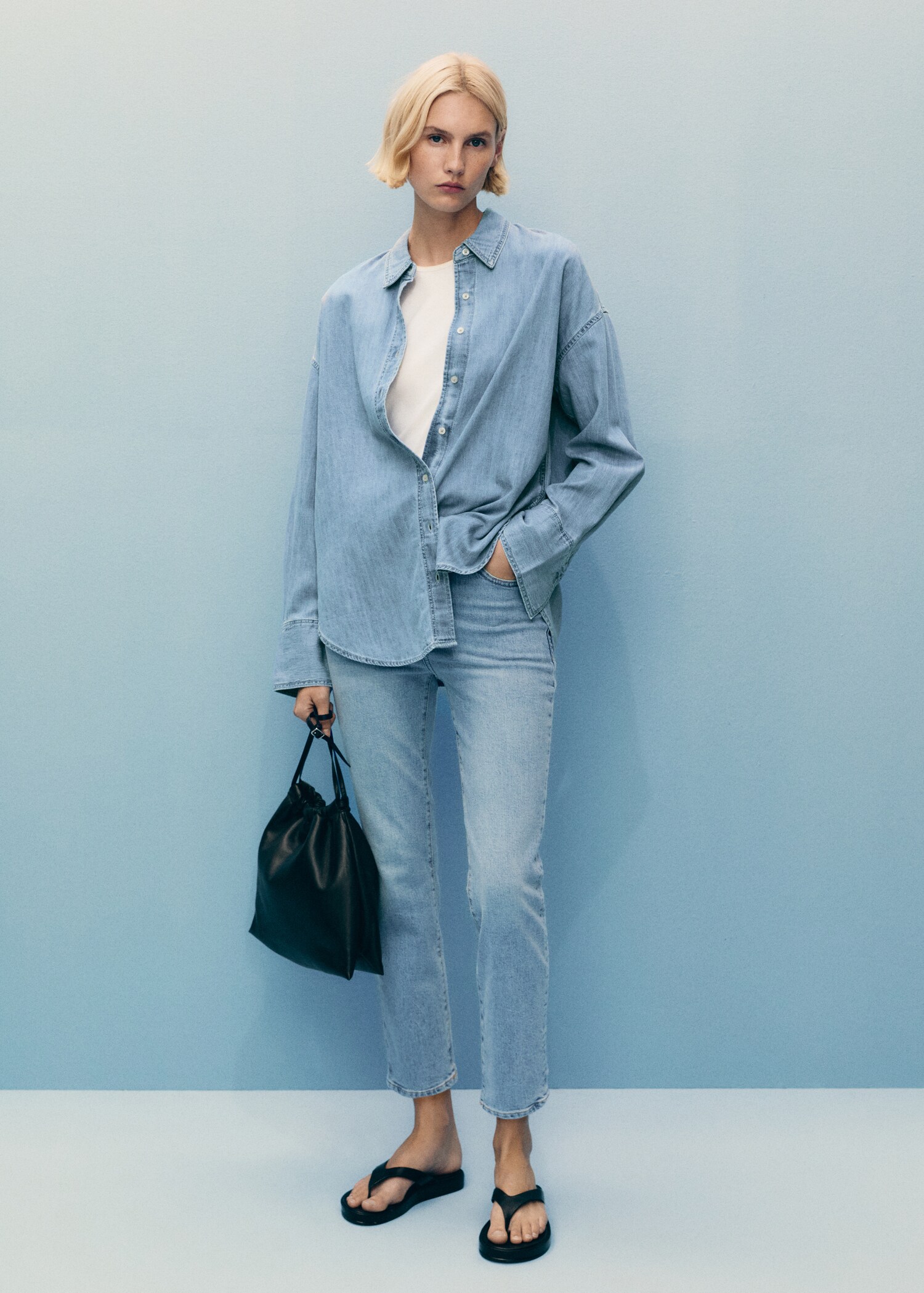 Jean Claudia slim crop - Plan général