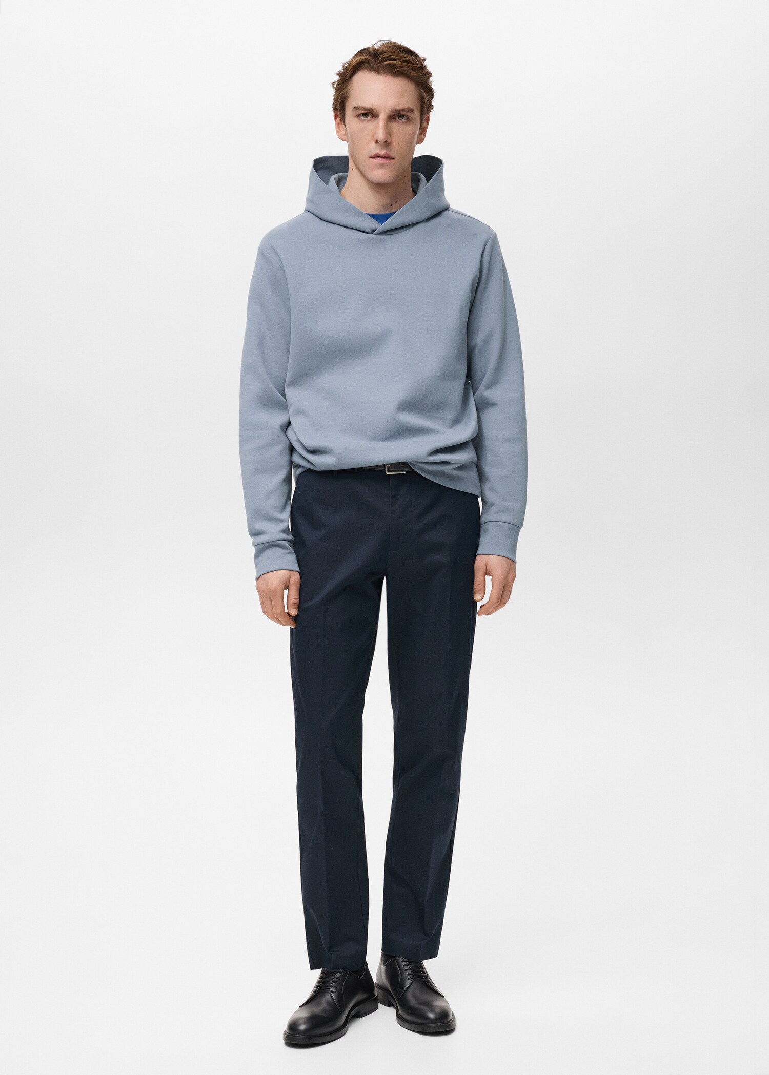 Regular-fit cotton hoodie - General plane