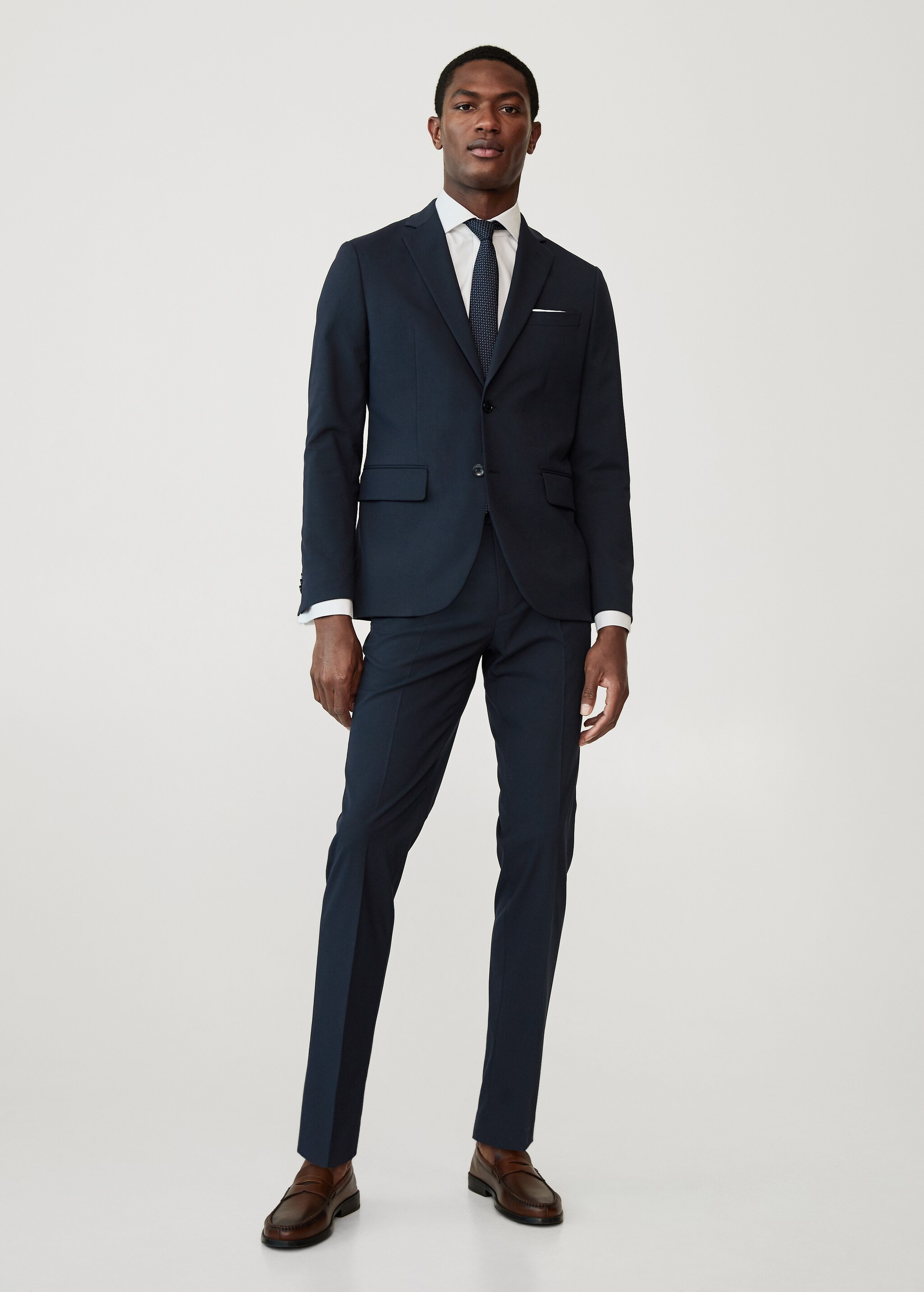 Oblekové sako slim fit - Celkový náhled