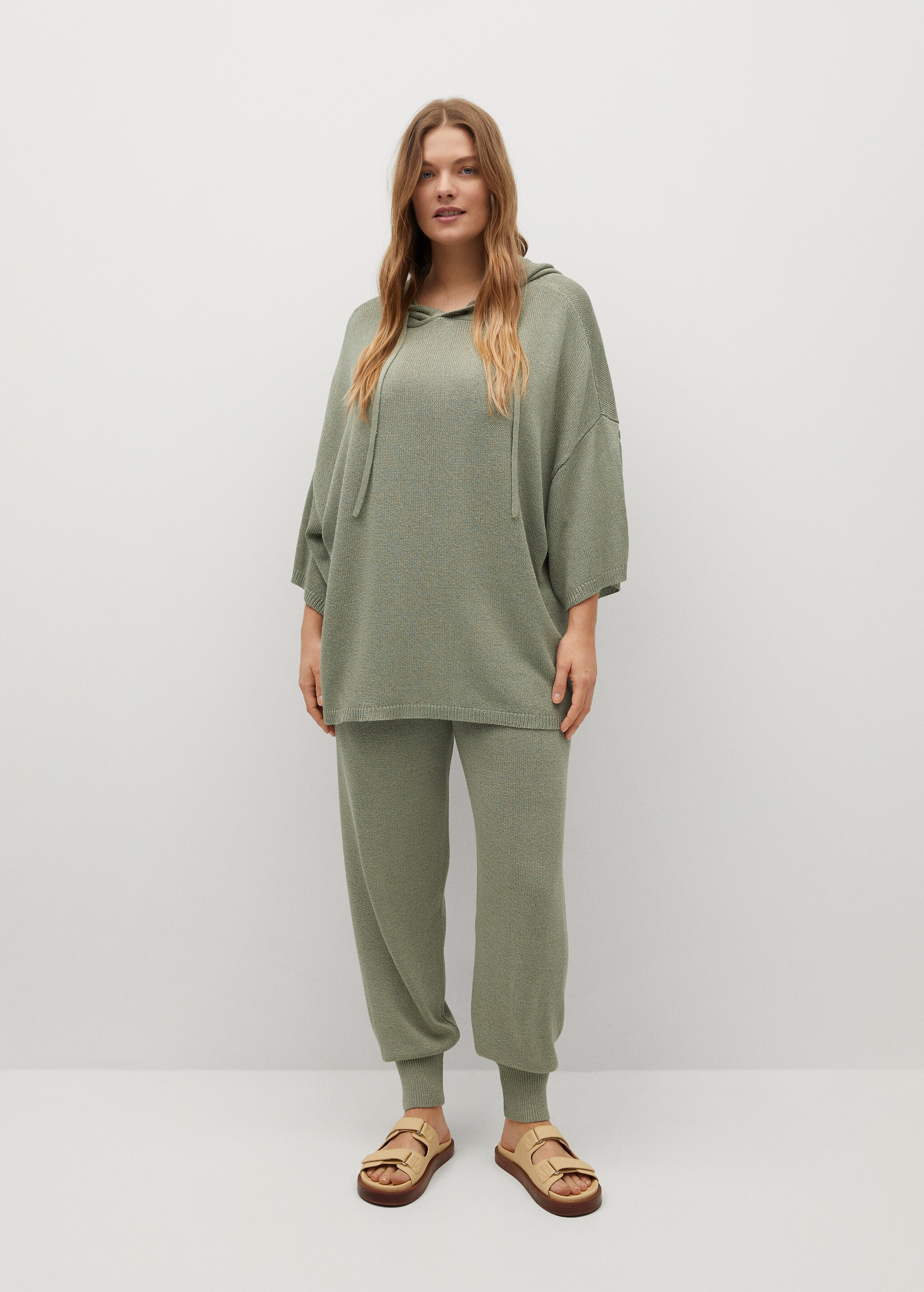 Pantalón baggy punto - Plano general