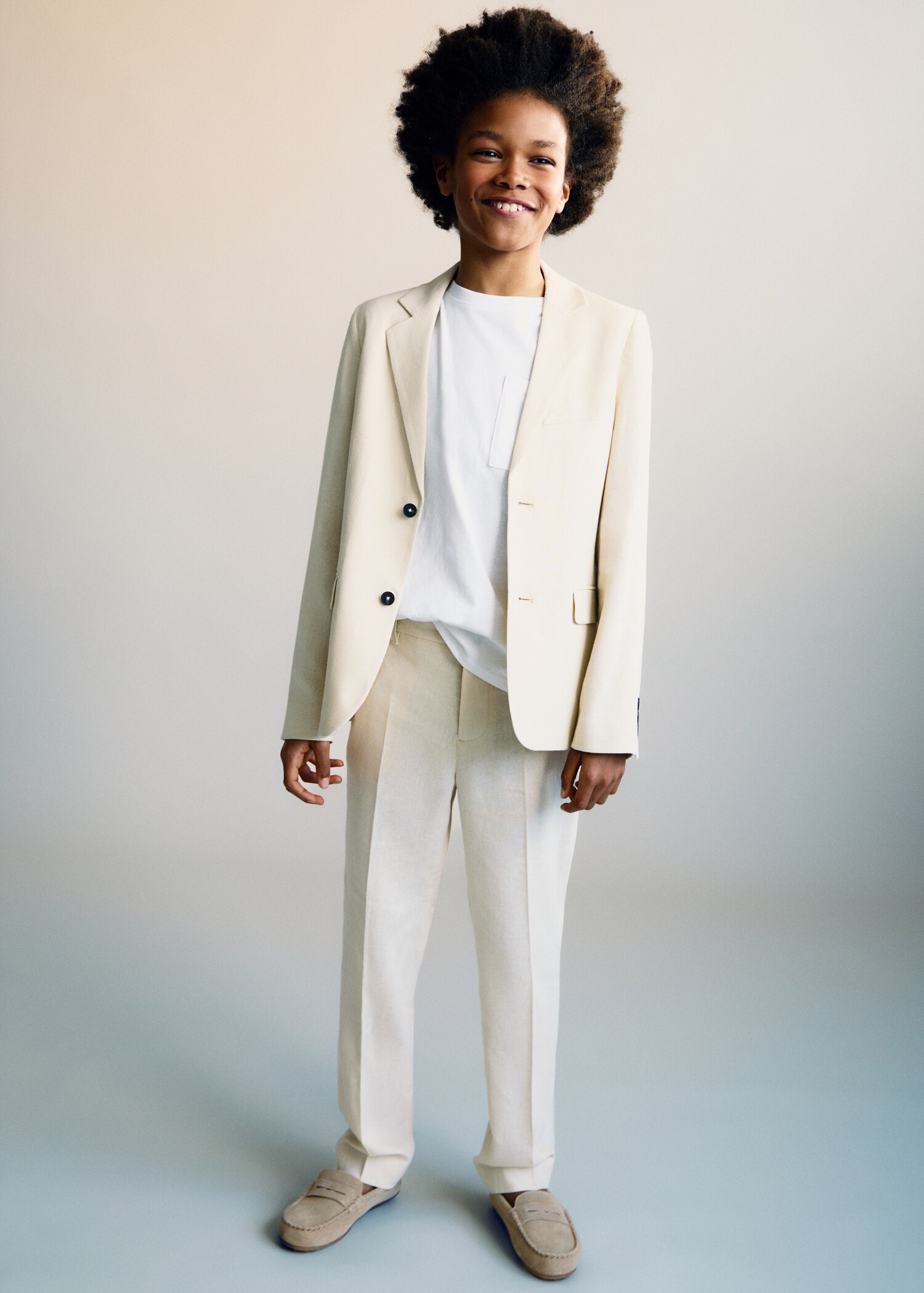 Linen suit trousers - General plane