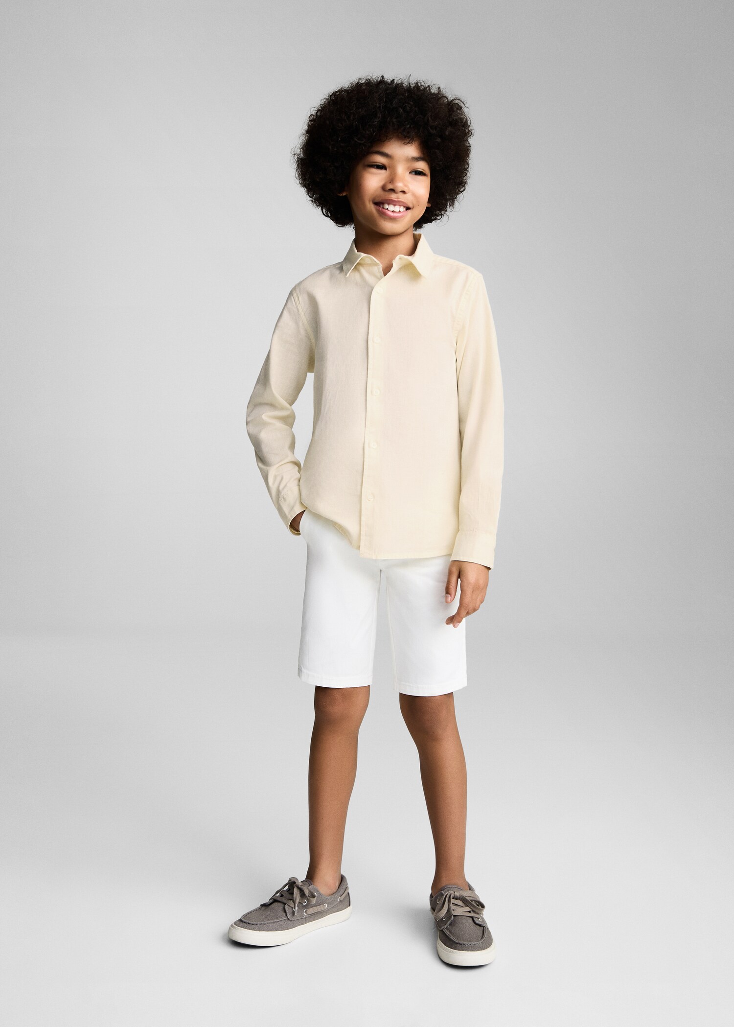 Chemise coton et lin - Plan général