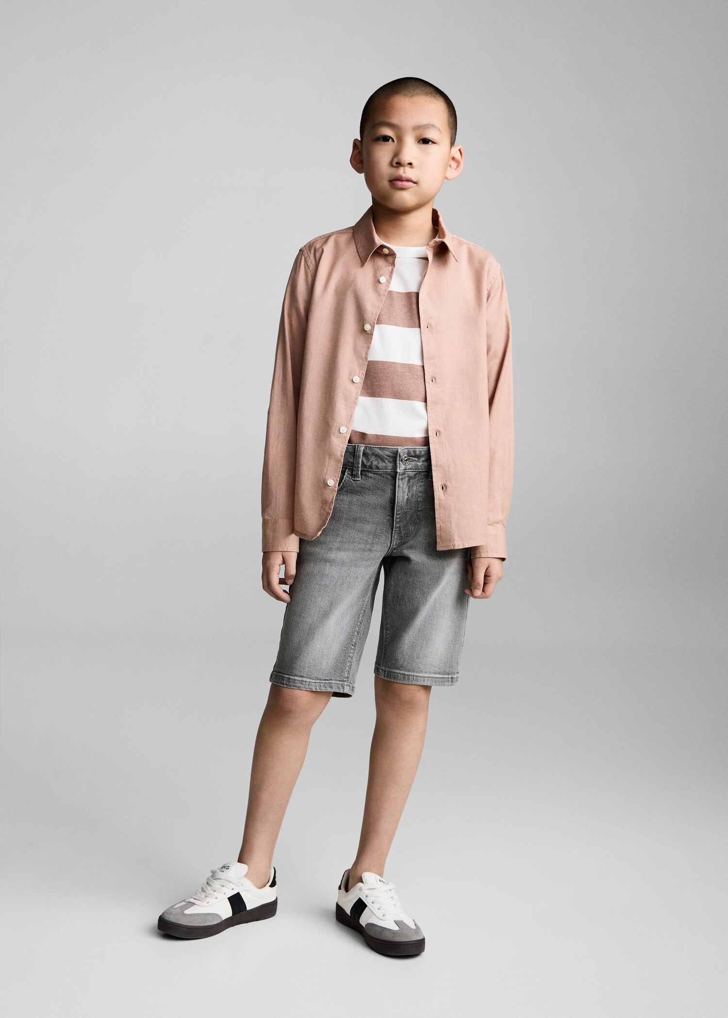 Chemise coton et lin - Plan général