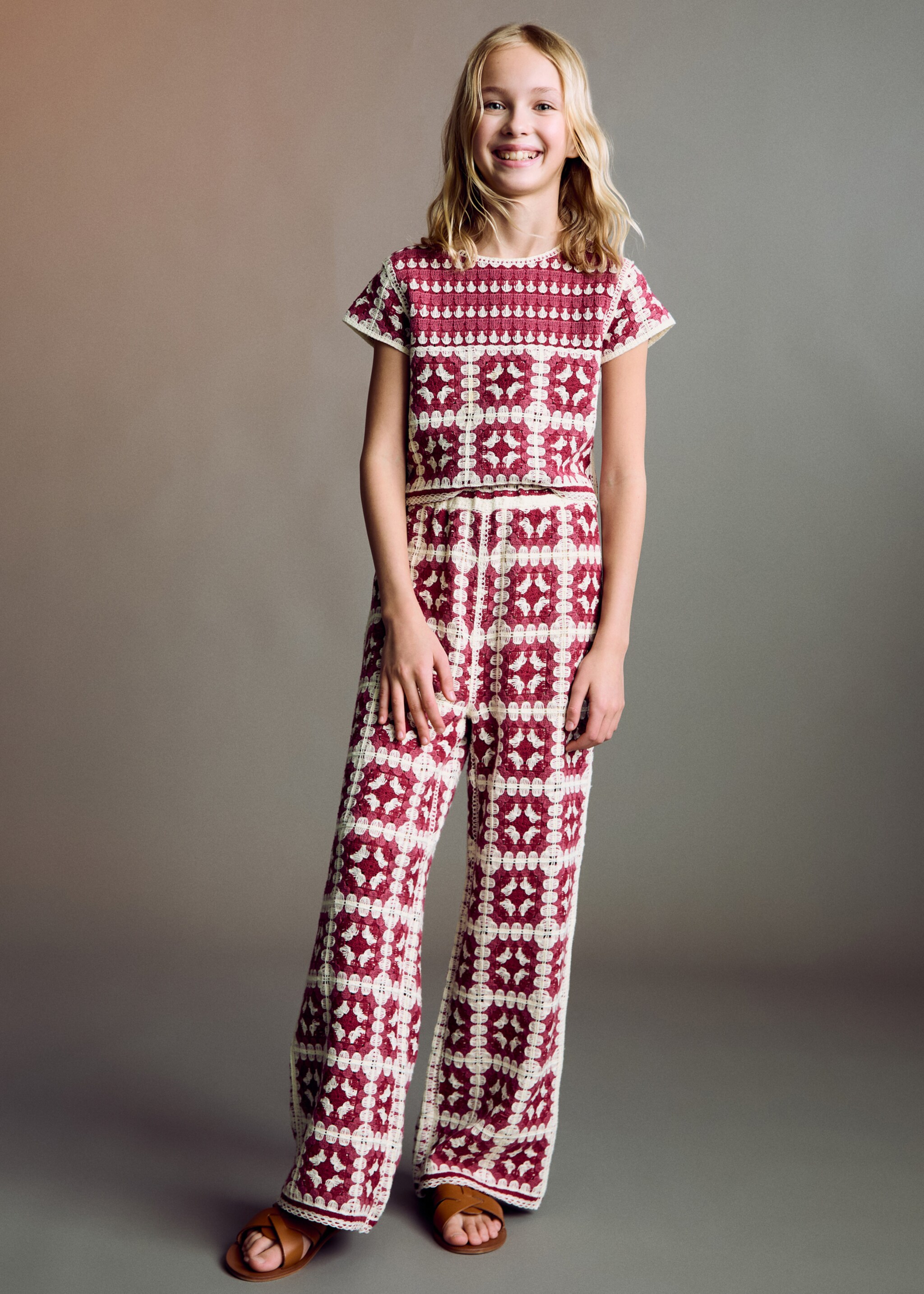 Top crop crochet - Plano general, Fresa. Ref: 87025981-00.