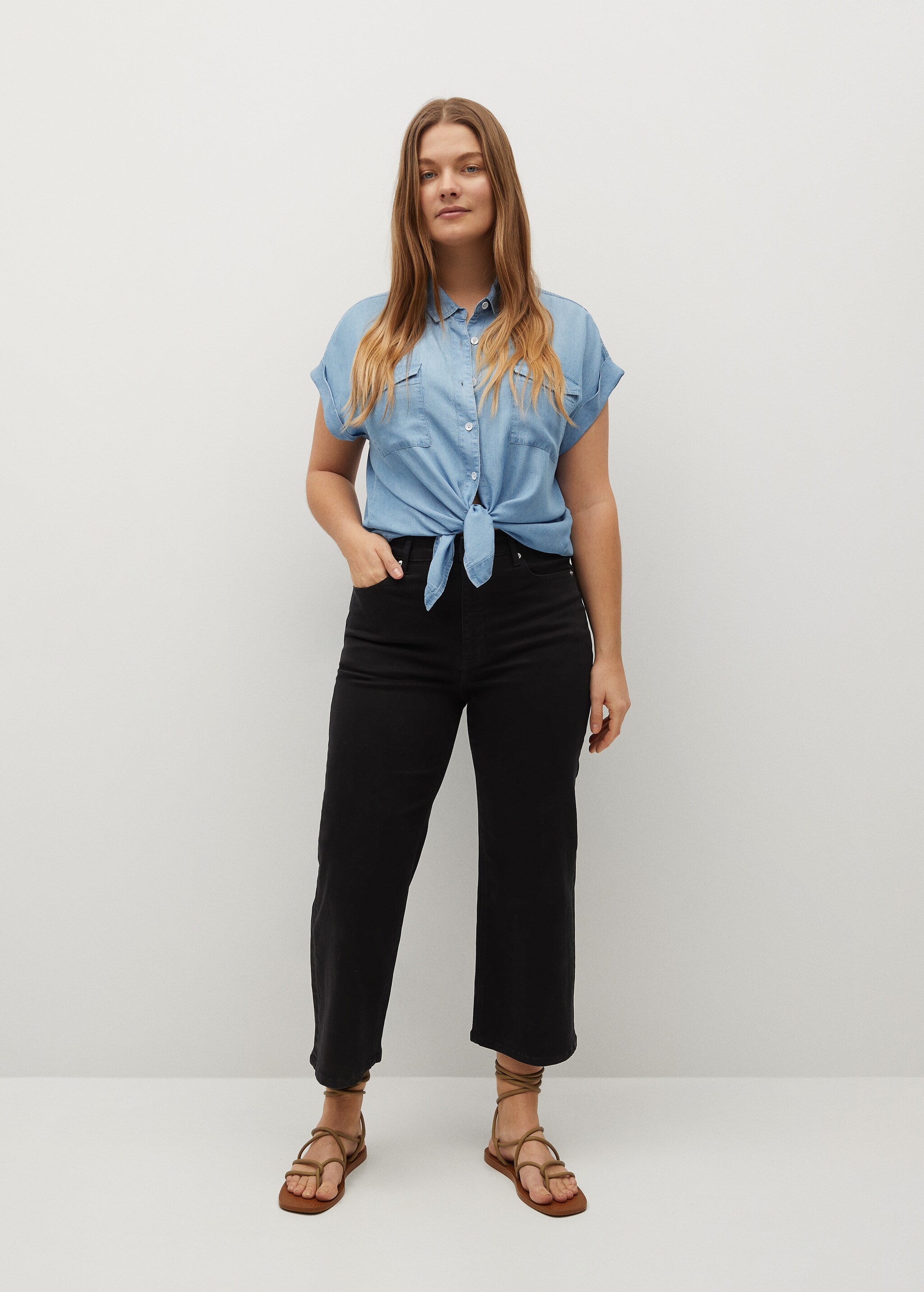 Camisa lyocell denim - Plano general