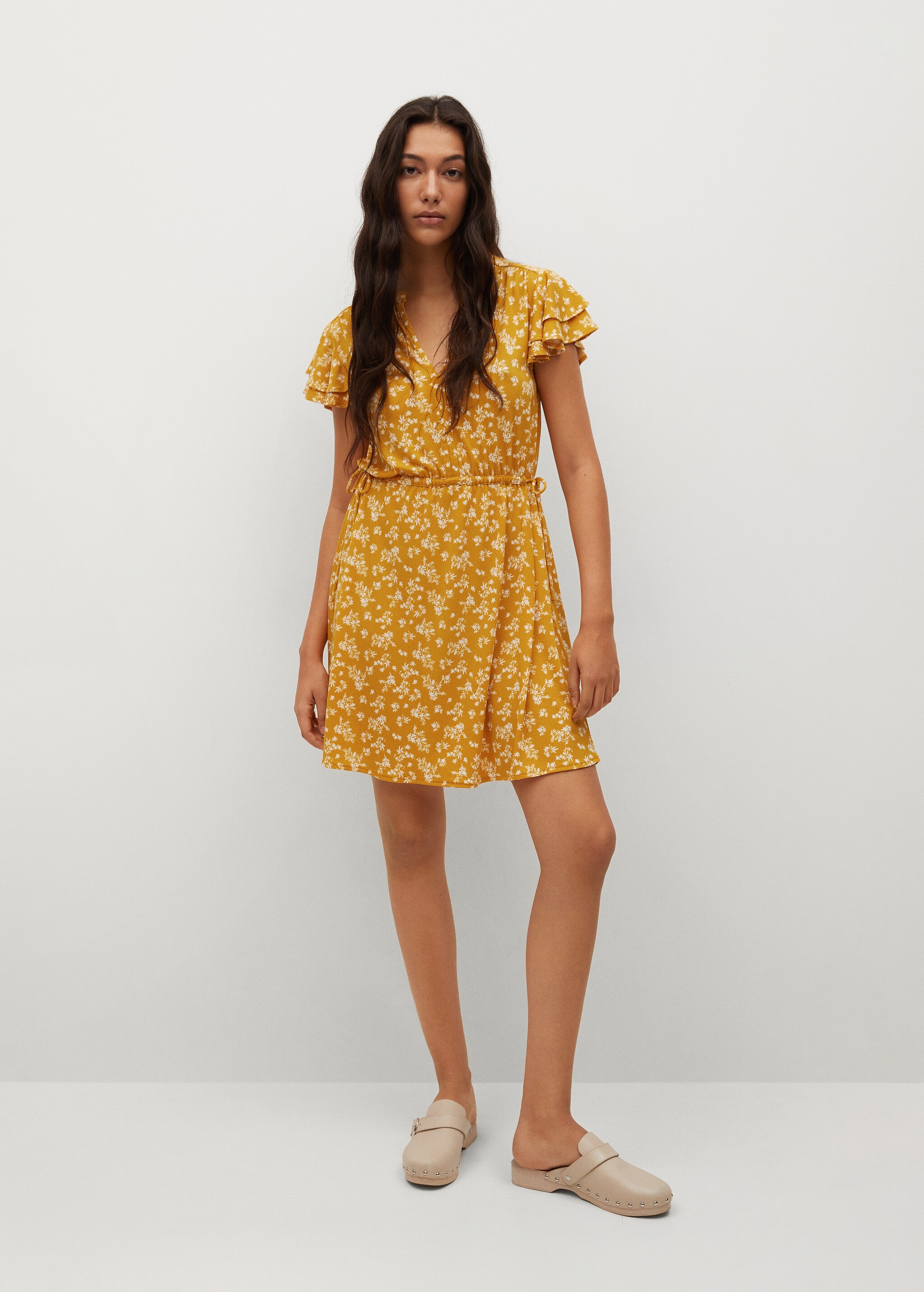 Vestido estampado flores - Plano general