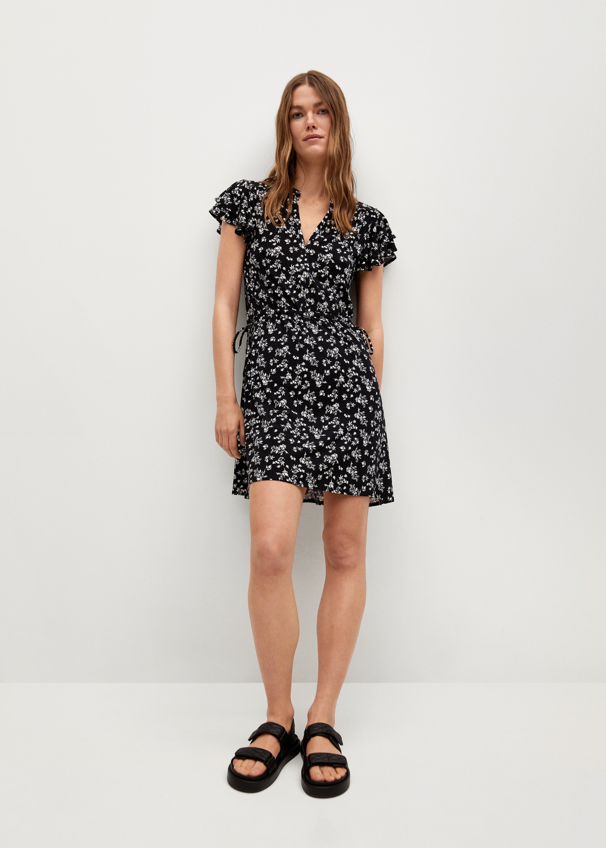 Vestido estampado flores - Plano general