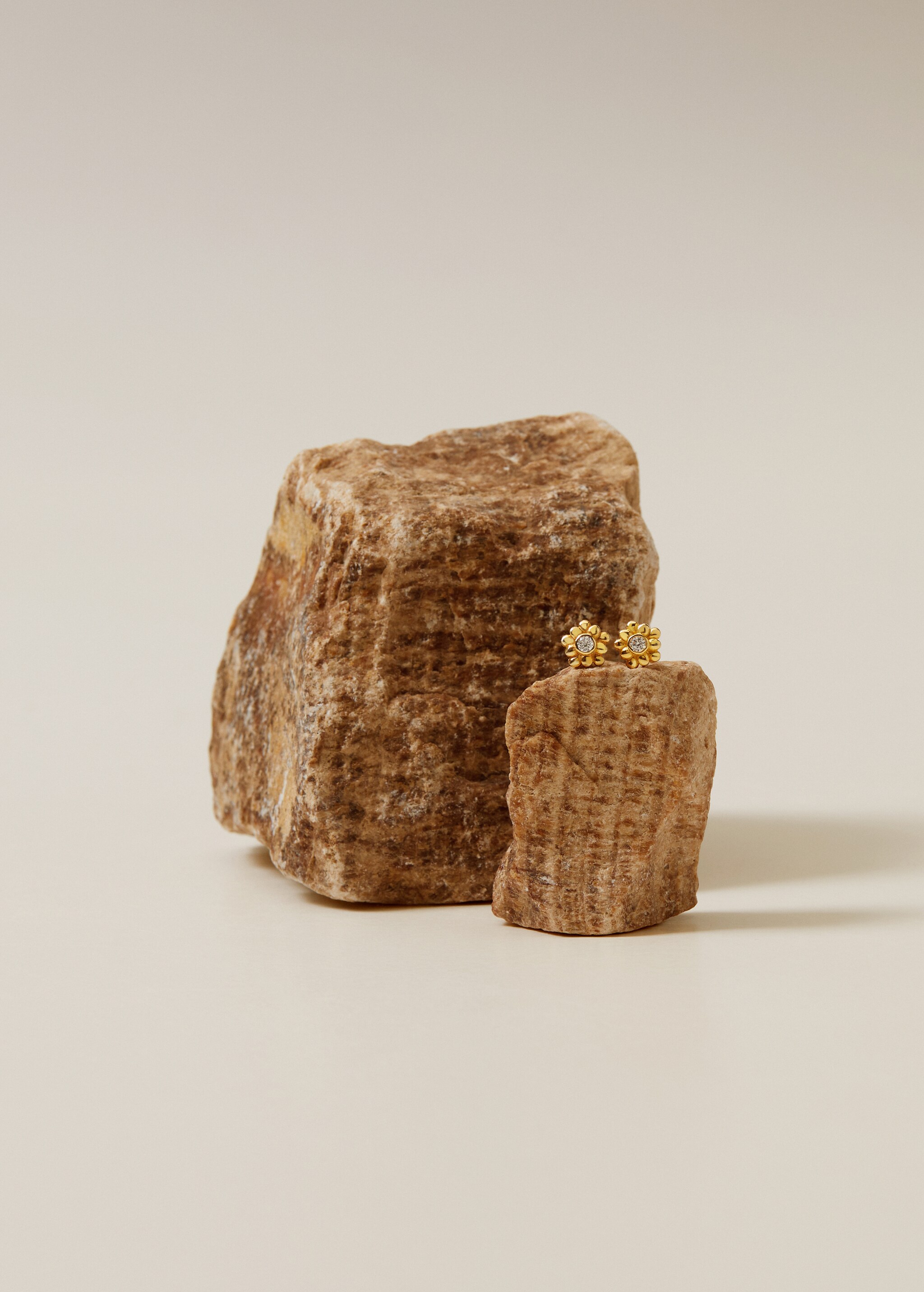 Pendientes flor cristal - Plano general