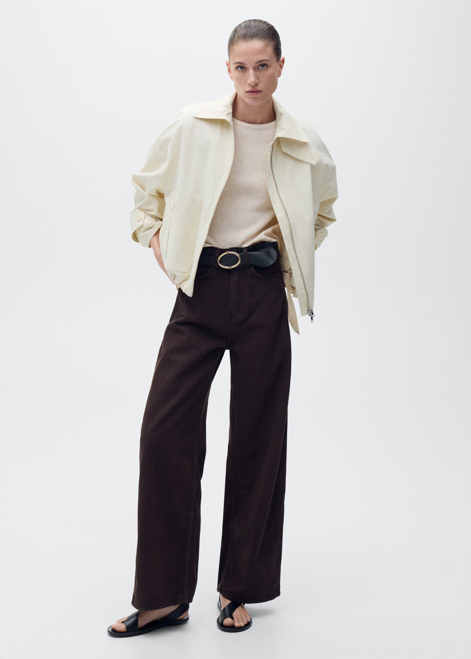 Jersei cotó punt màniga curta - Pla general