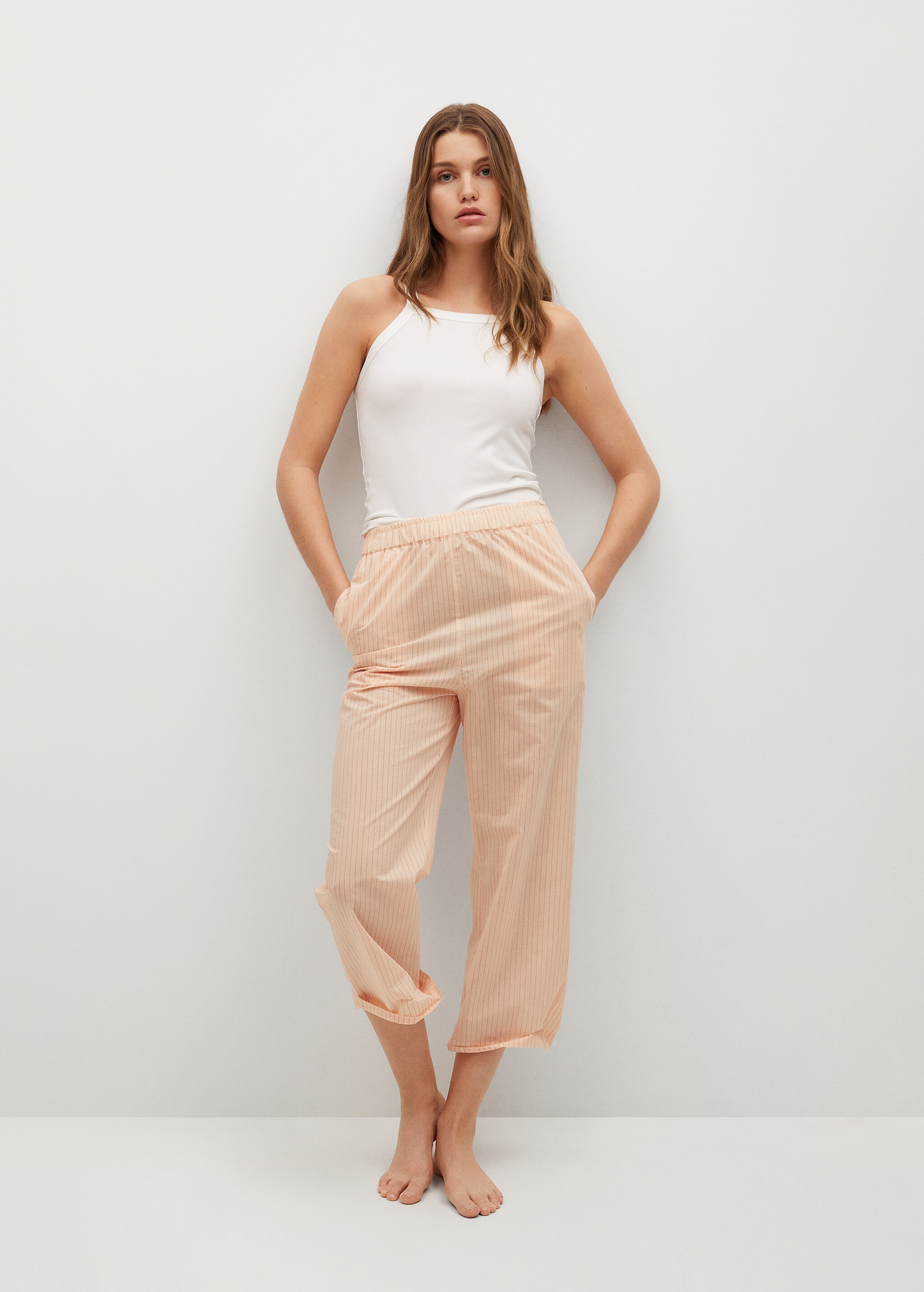 Pantalón pijama gasa de algodón - Plano general