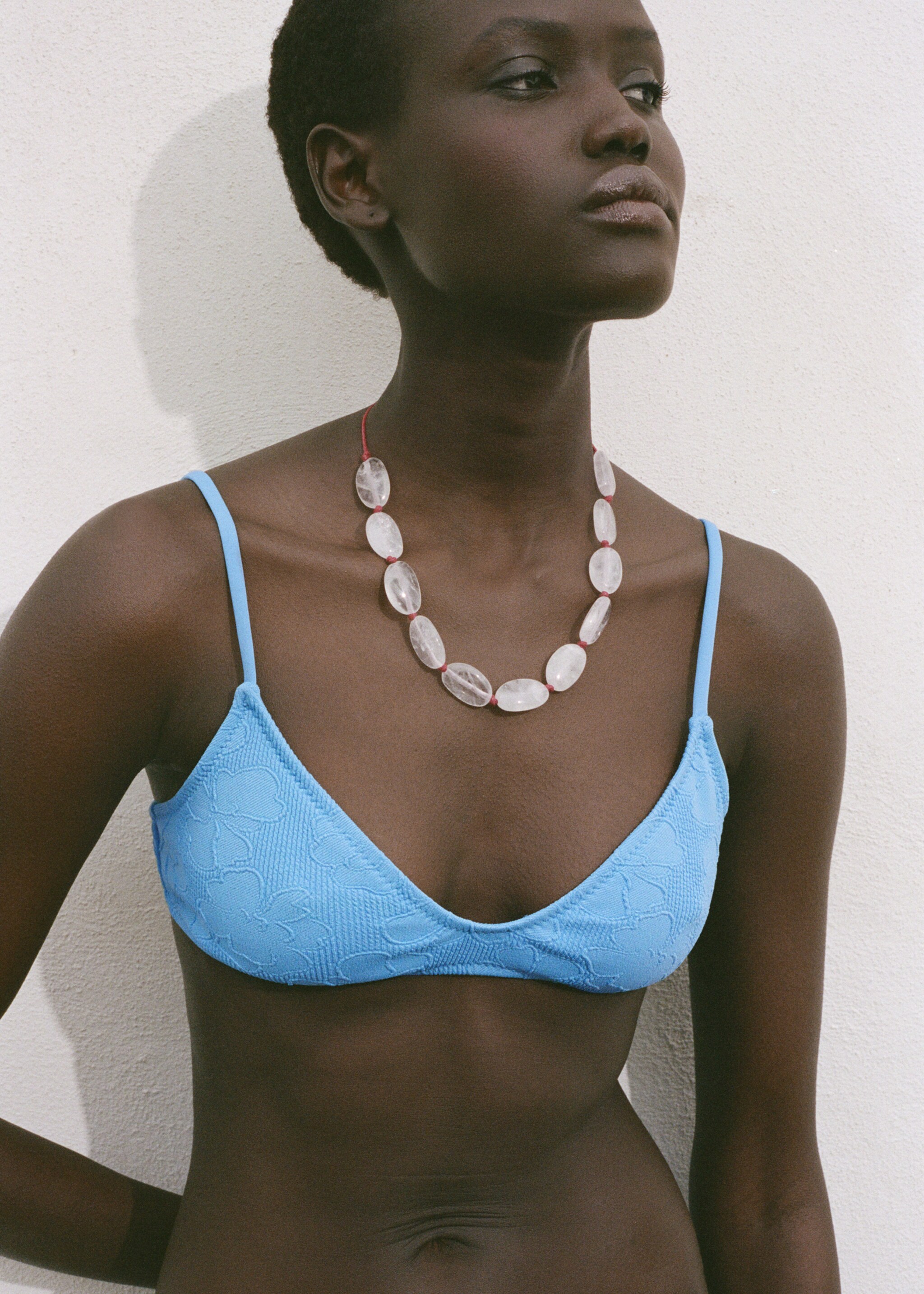 Stones pendant necklace - General plane, Red. Ref: 87027705-00.