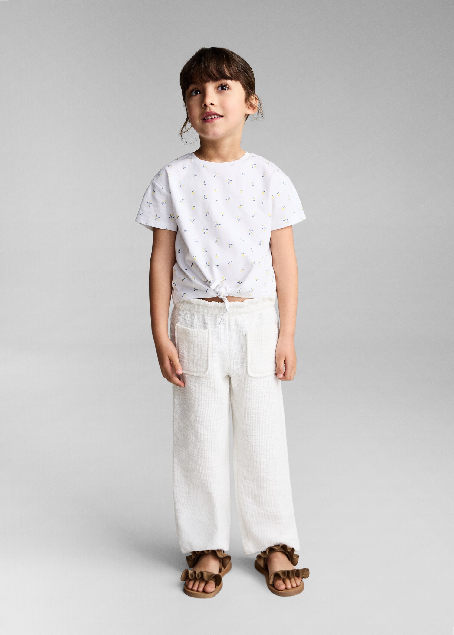 Knot printed T-shirt - General plane