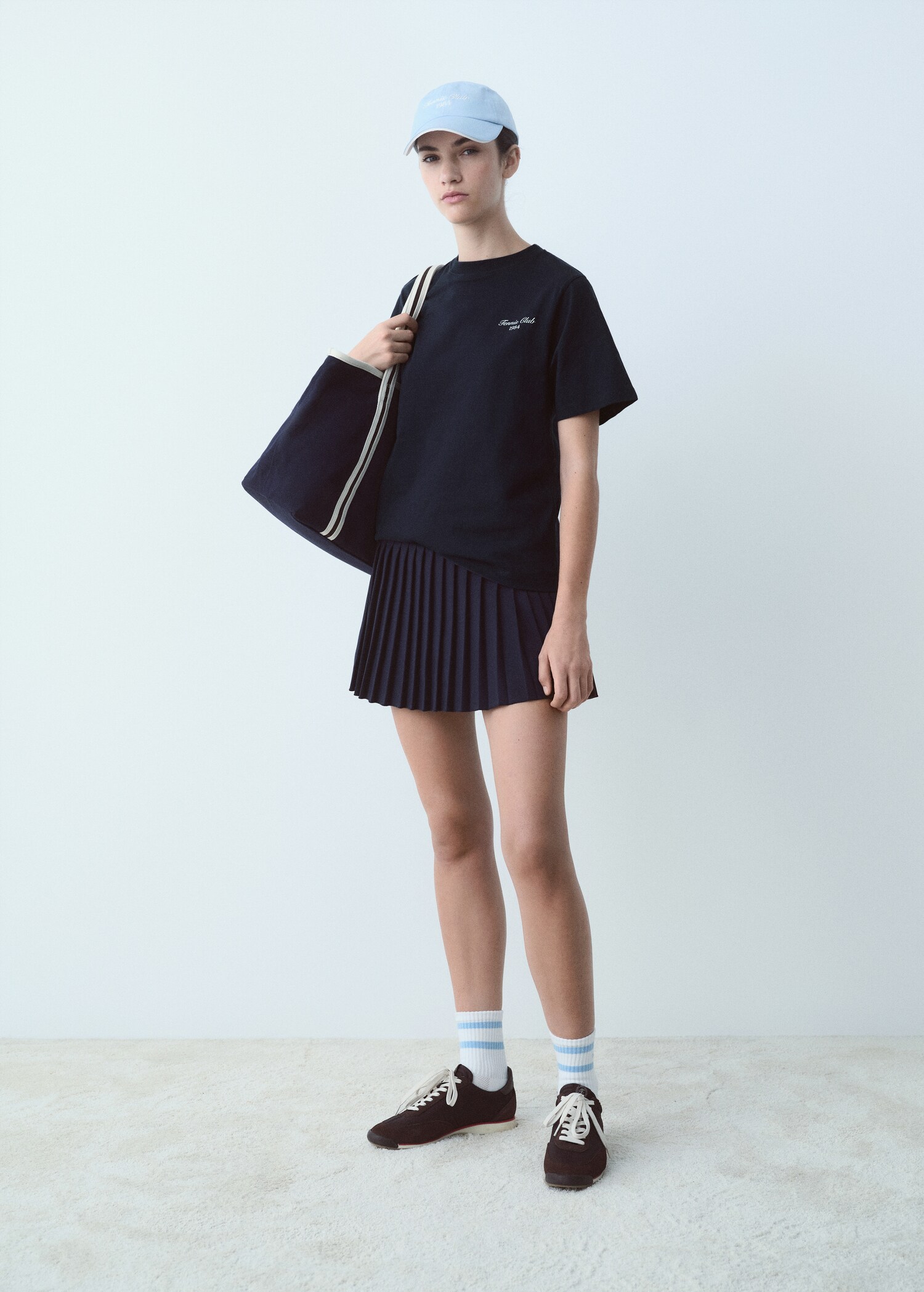 Cotton t-shirt with printed message - General plane