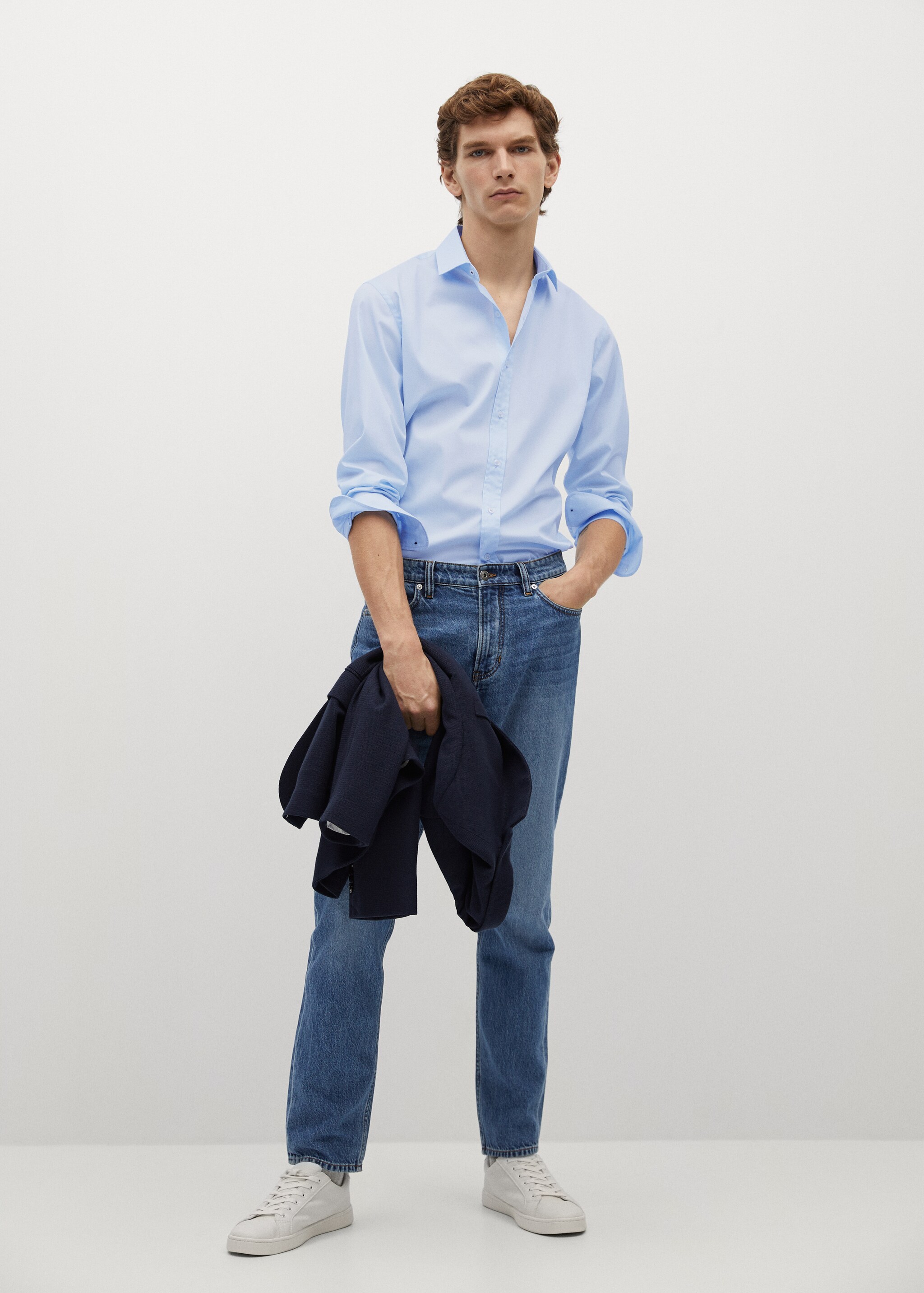 Slim fit cotton shirt - General plane