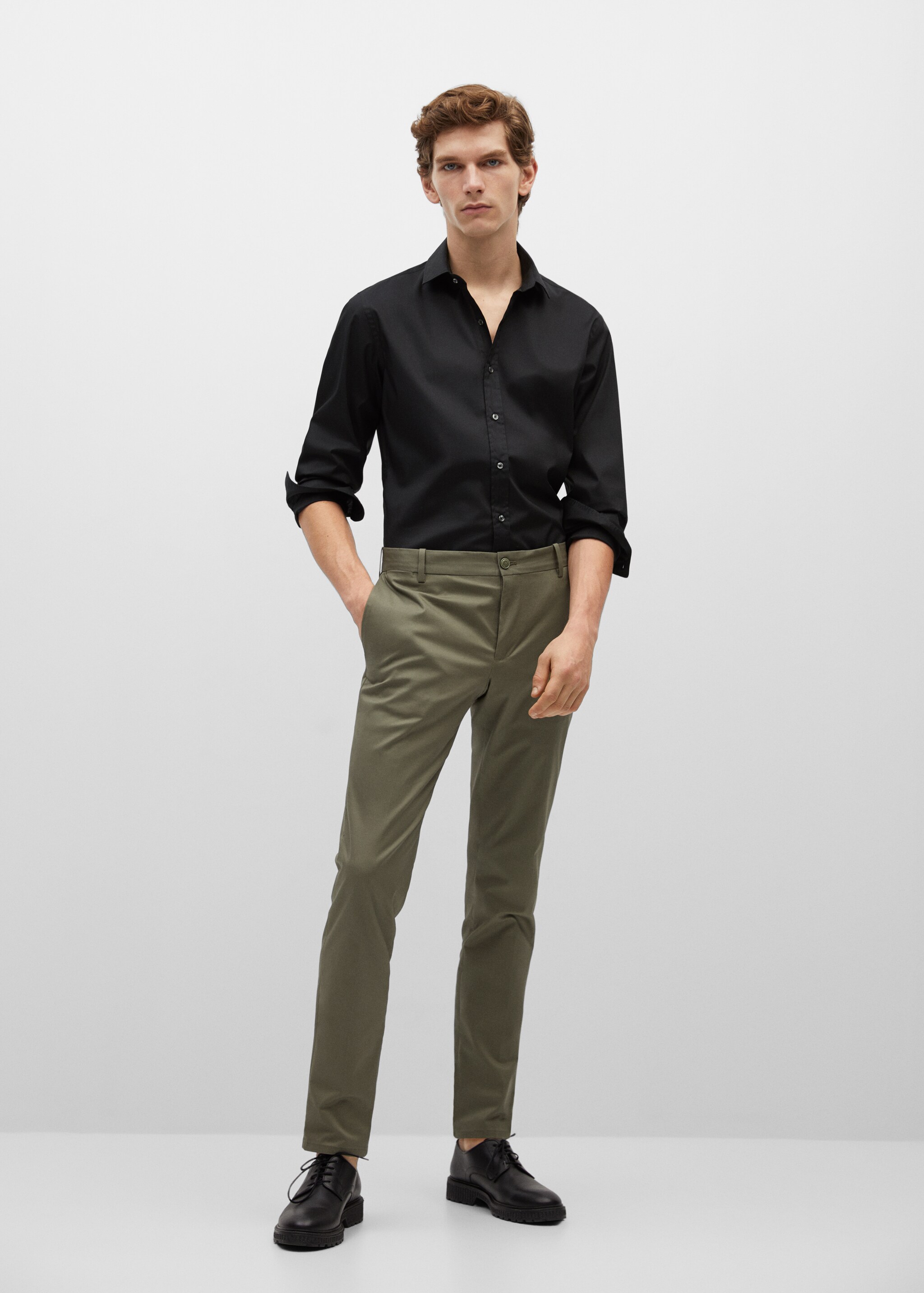 Slim fit cotton shirt - General plane