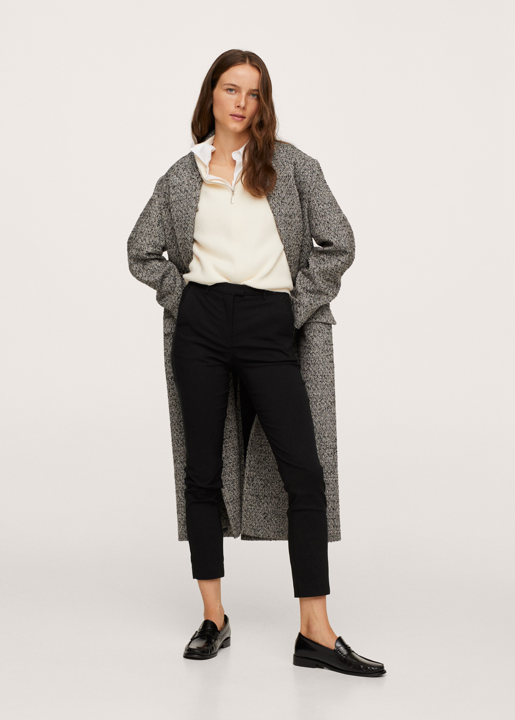 Crop skinny trousers - General plane