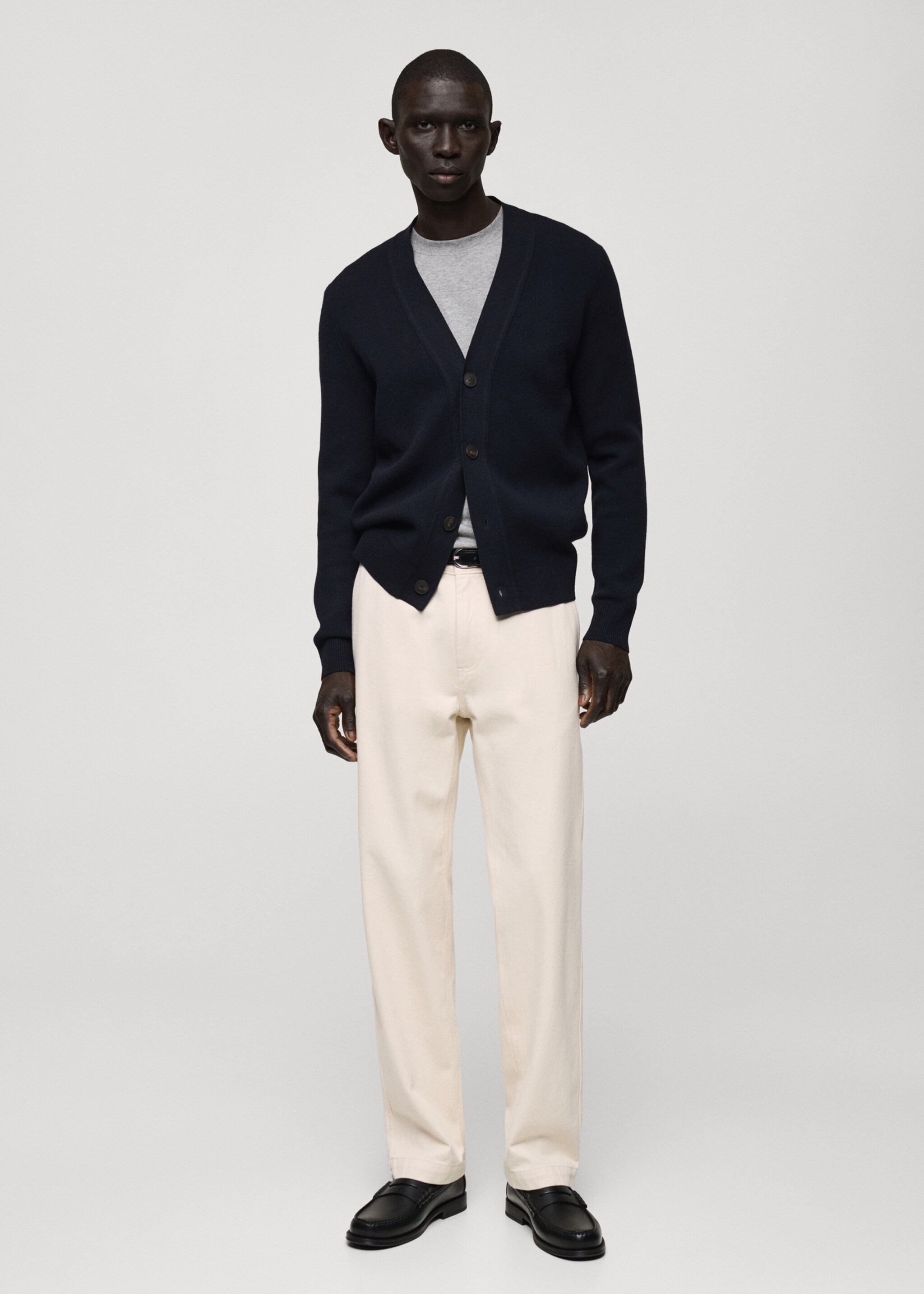 Regular fit cotton jeans - General plane, Off White. Ref: 87030578-00.