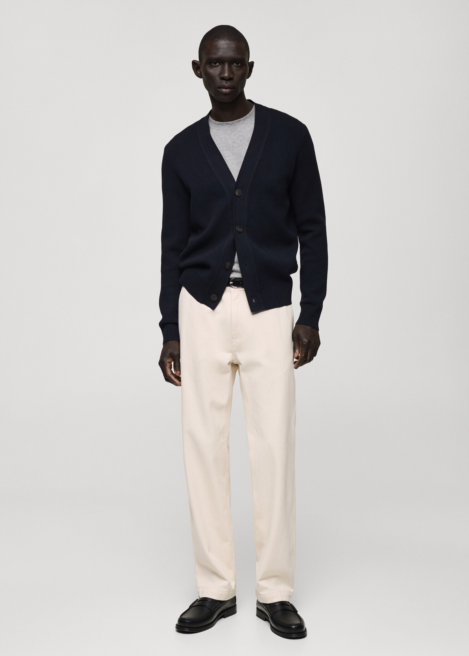 Regular fit cotton jeans - General plane