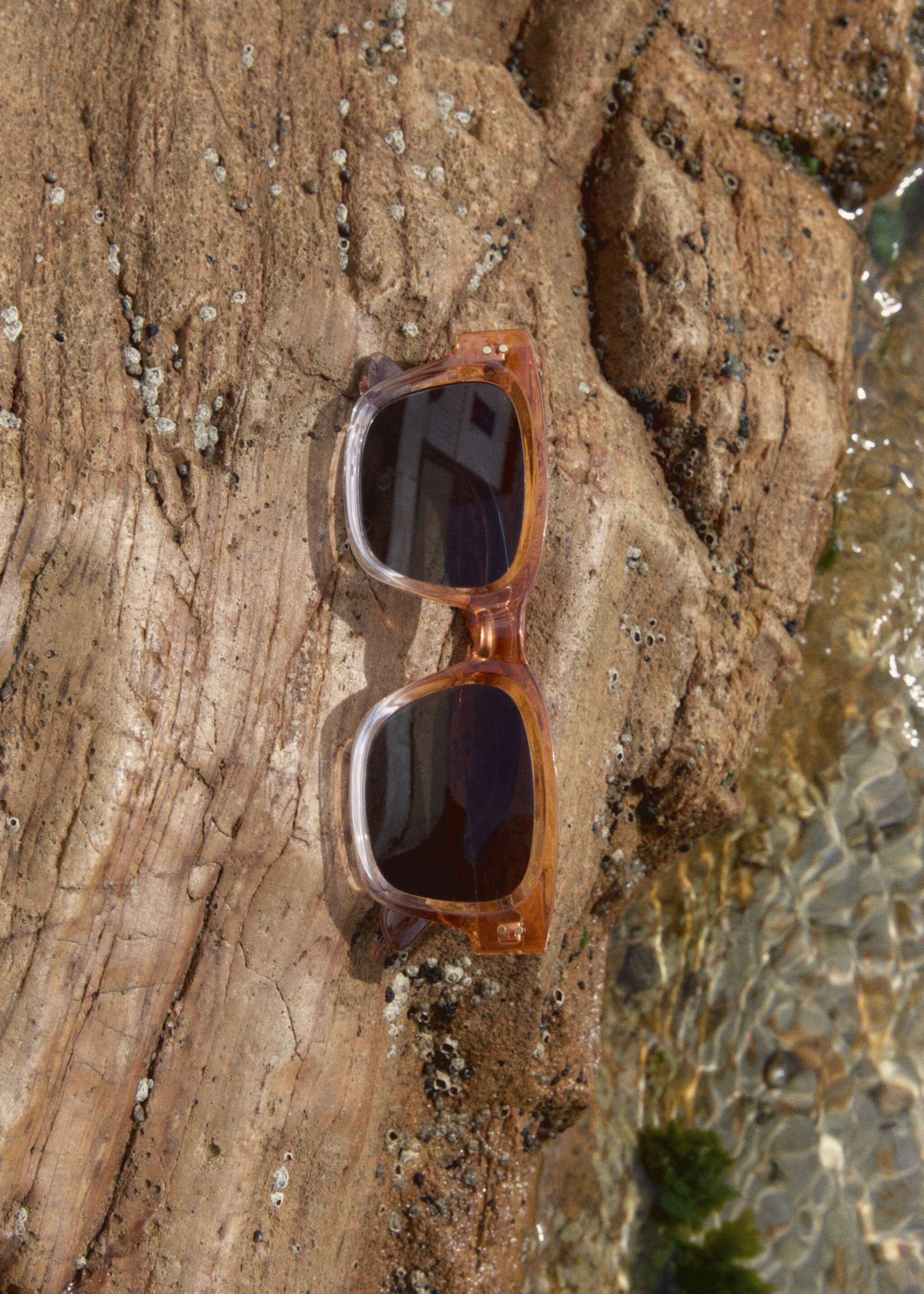 Gafas de sol montura degradada - Plano general, Ocre. Ref: 87030609-00.