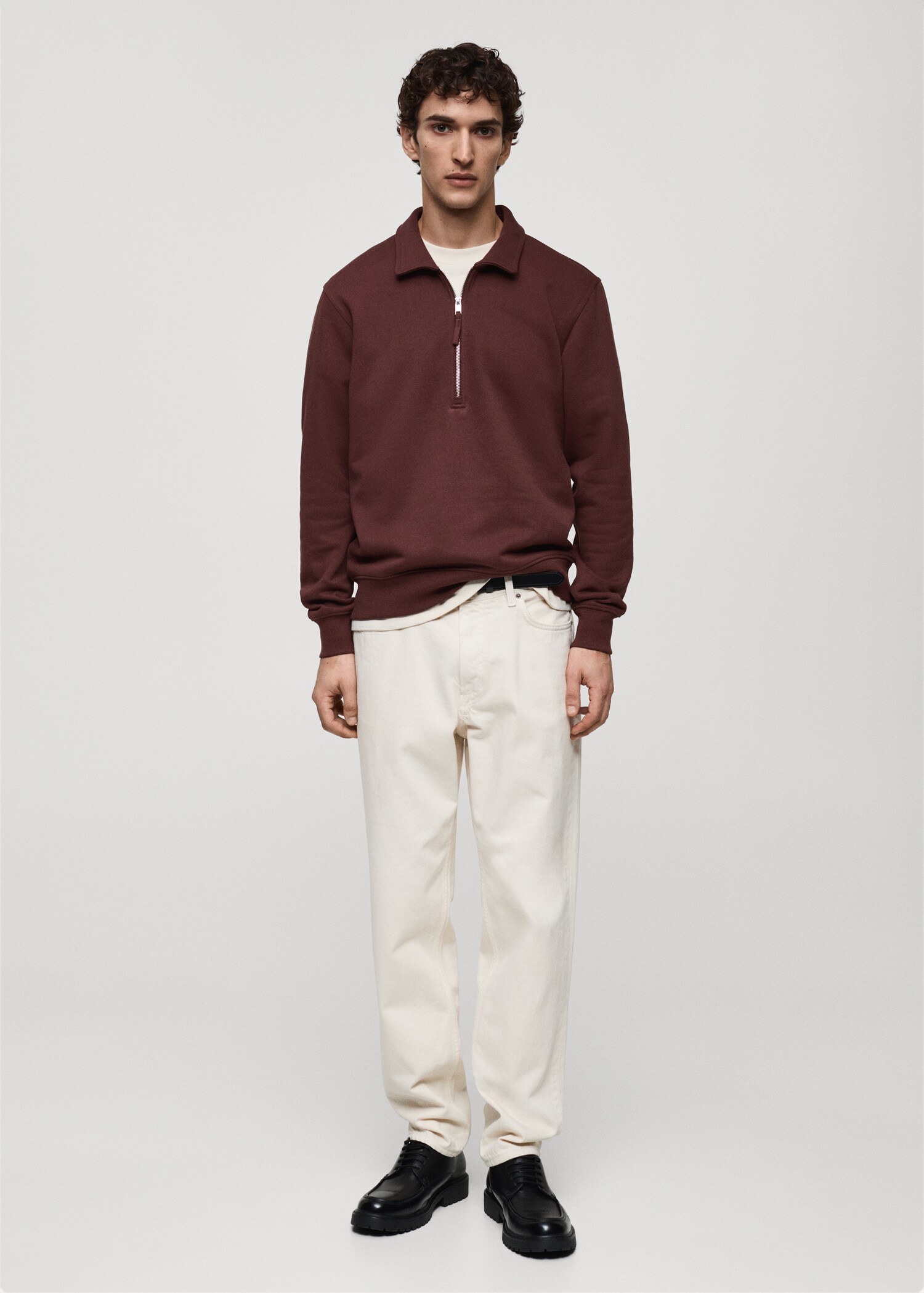 Sweat-shirt polo coton regular-fit - Plan général