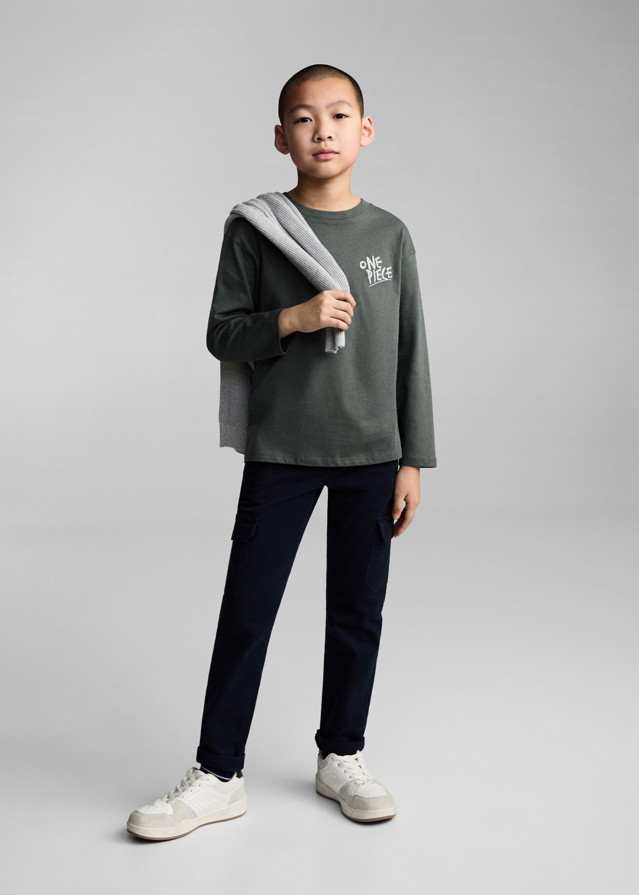 ONEPIECE T-shirt - Overzichtstekening, Groen. Ref: 87031050-00.