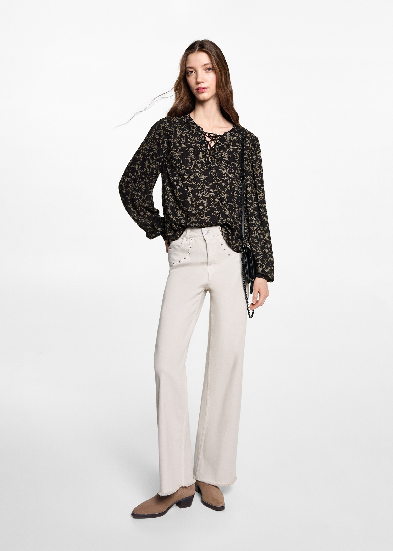 Blouse en imprimé floral - Plan général