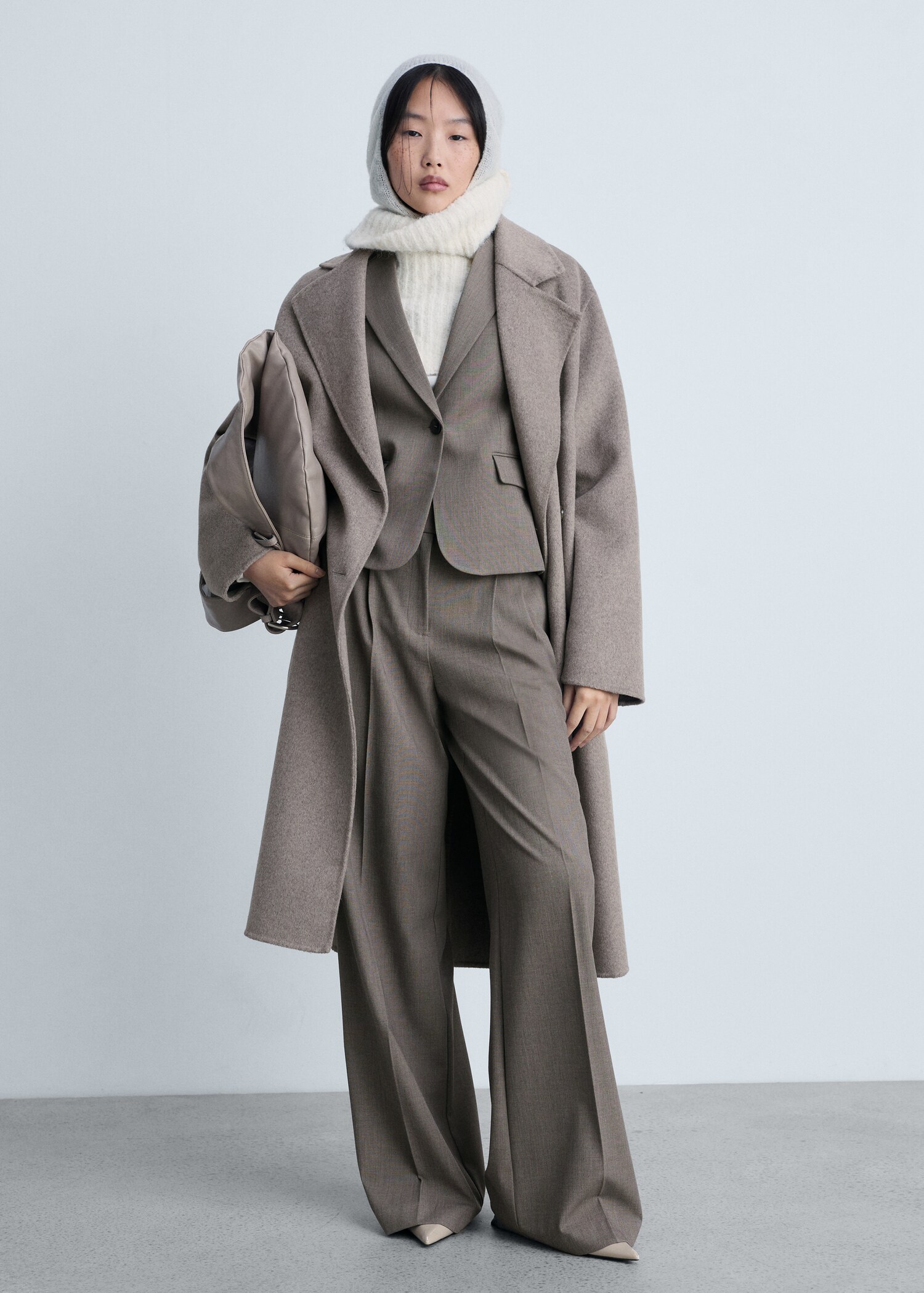 Blazer traje crop - Plano general