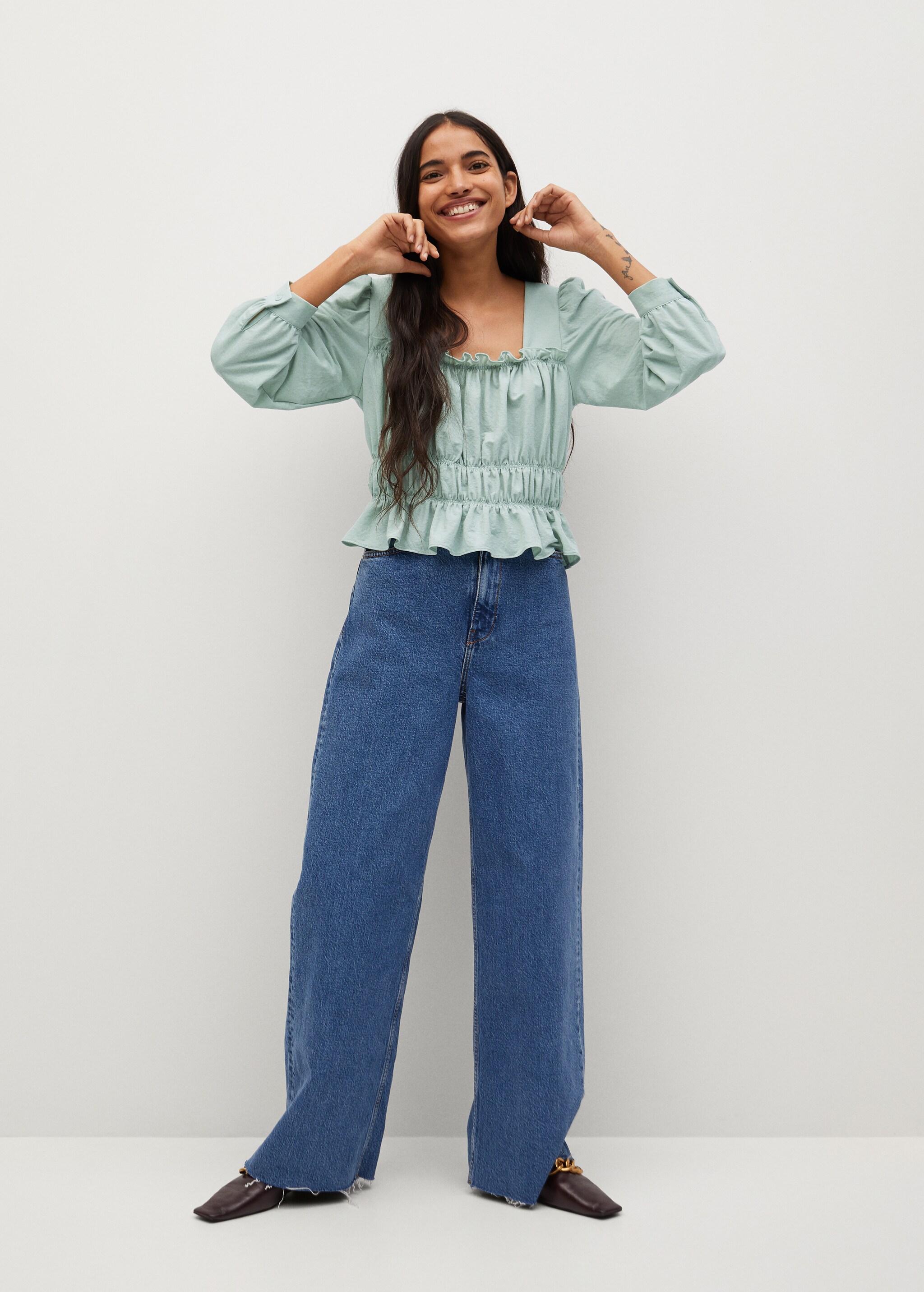Ruched detail top - General plane