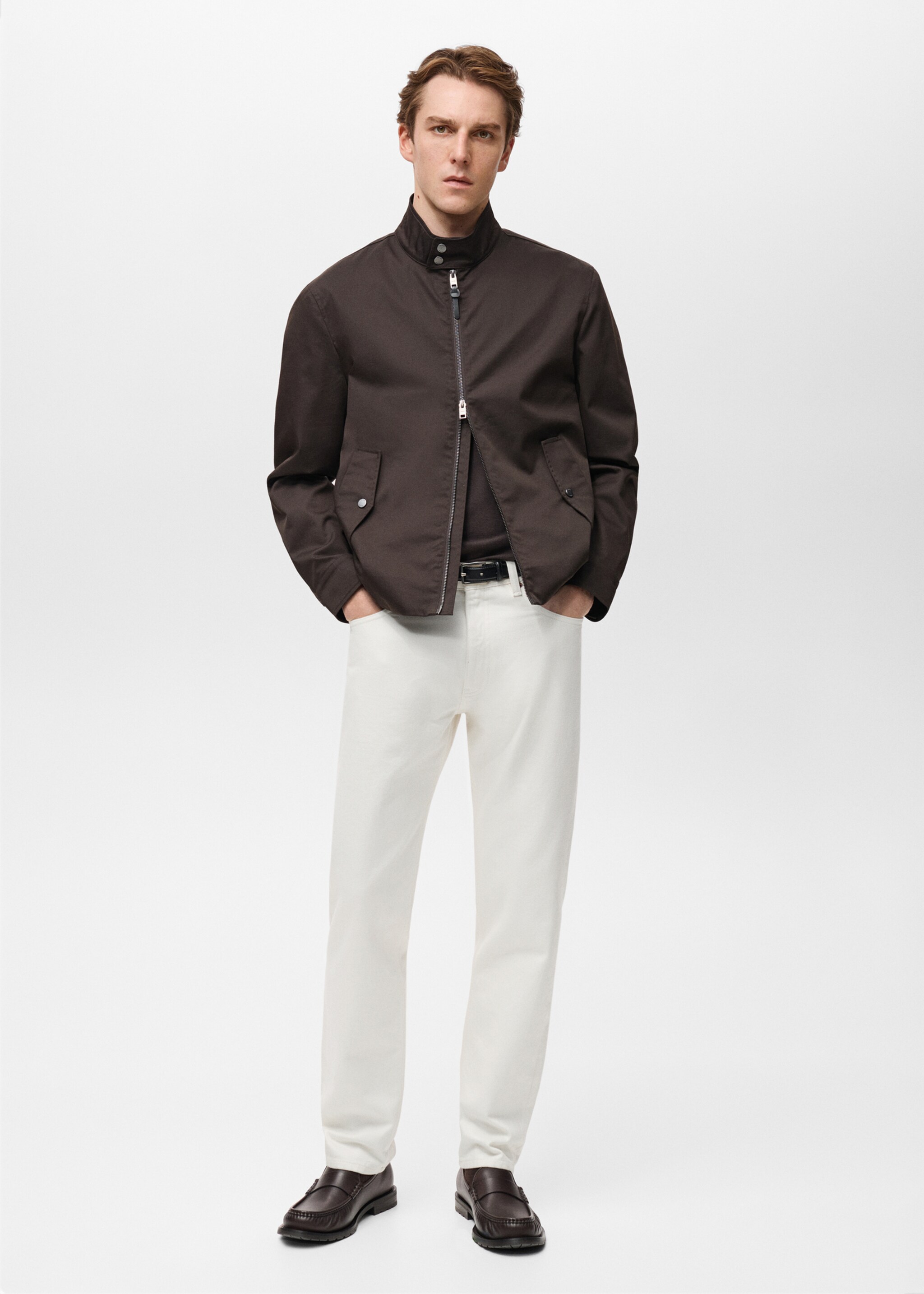 Texans selvedge tapered fit - Pla general, Blanc trencat. Ref: 87034396-00.