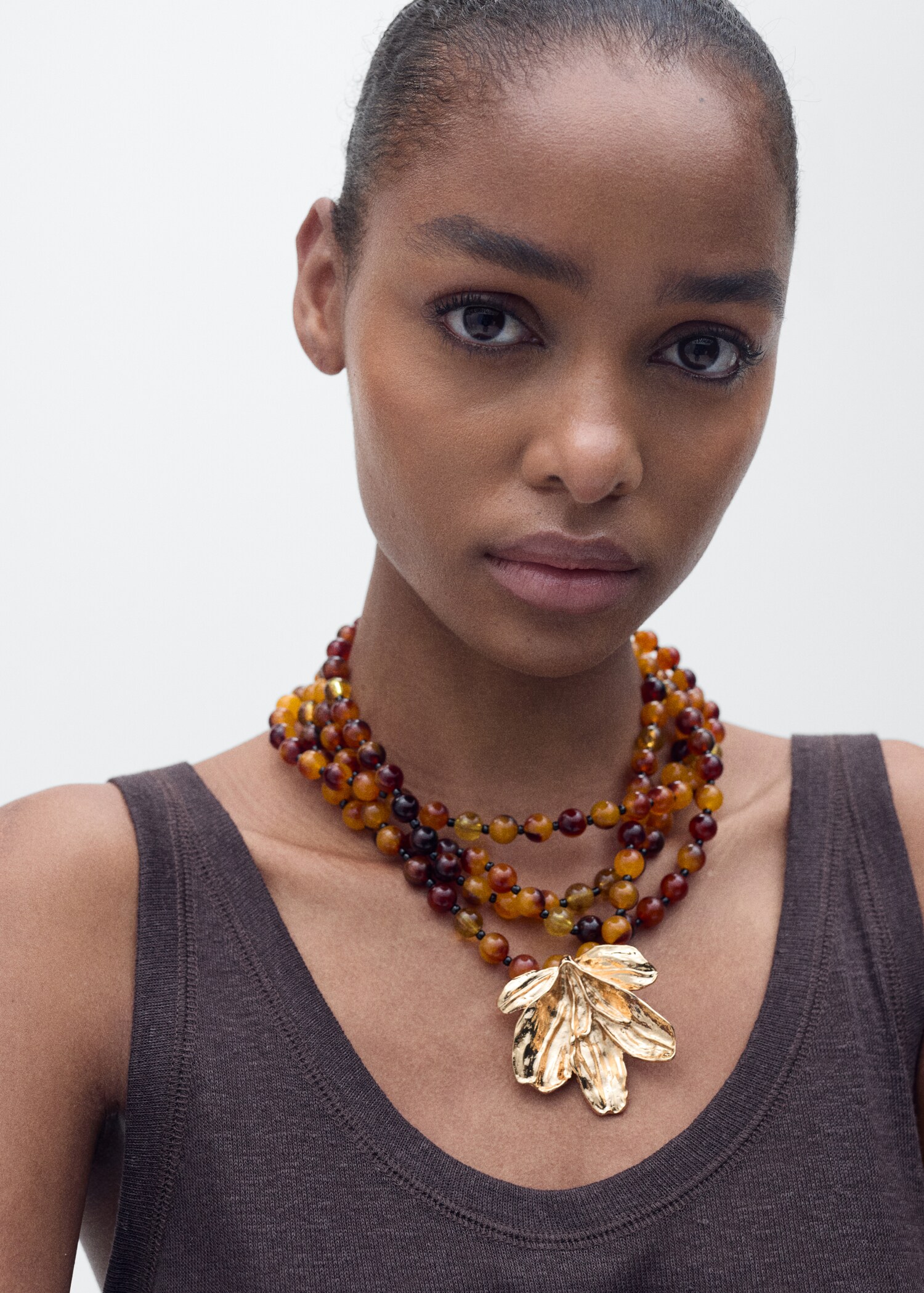 Combined beads necklace - General plane