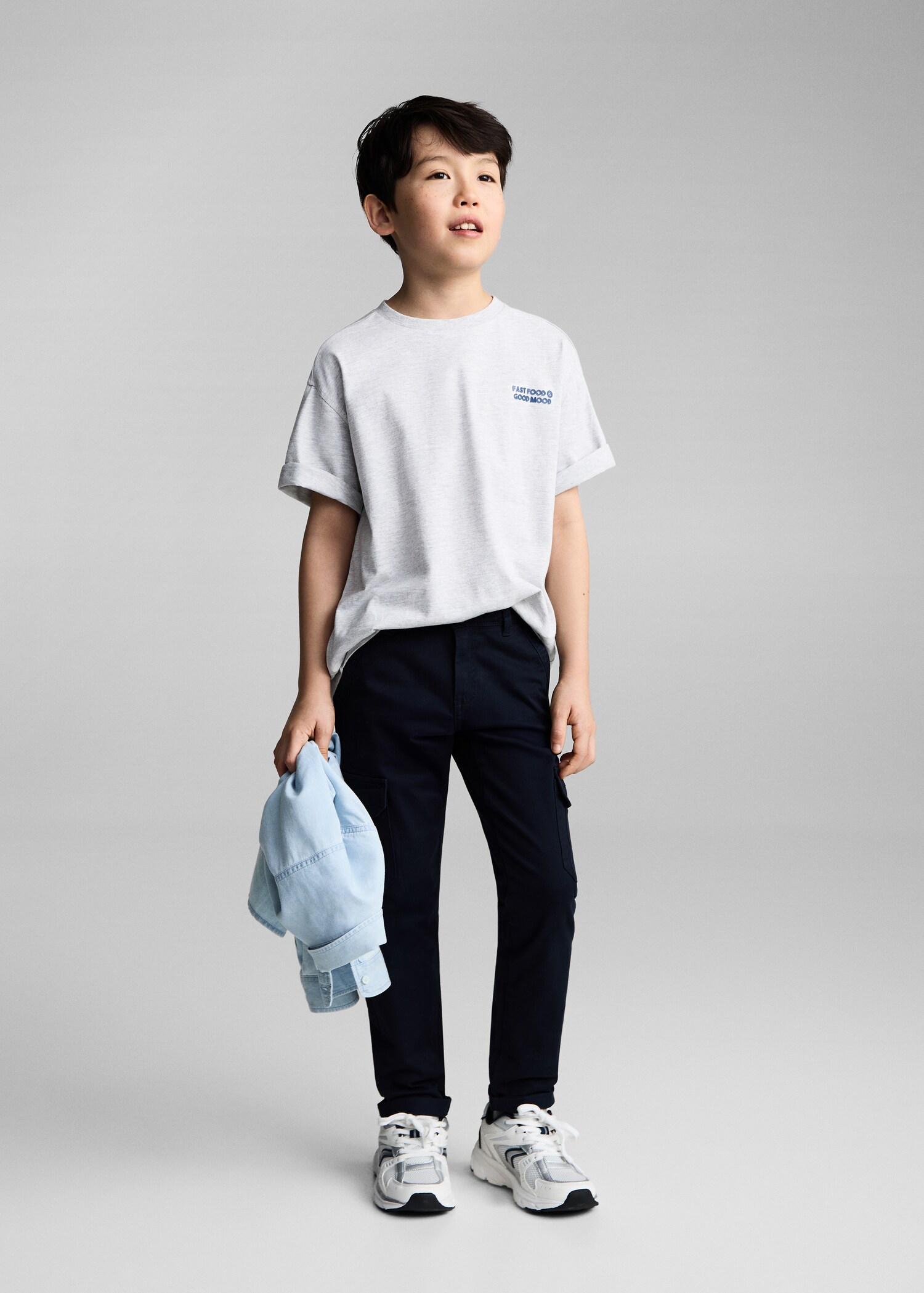 Printed cotton-blend t-shirt - General plane