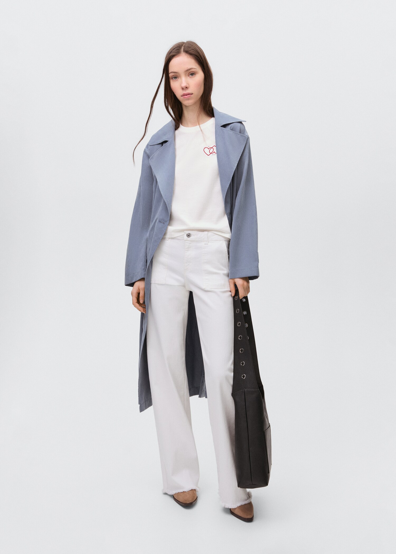 Μπλουζάκι τύπωμα καρδιές - Γενικό πλάνο