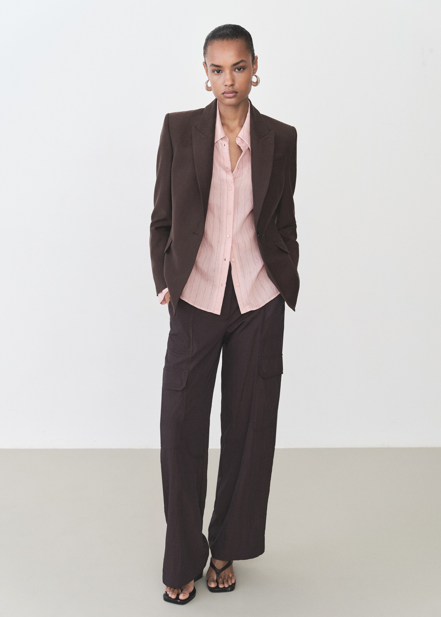 Stripe-print shirt - General plane