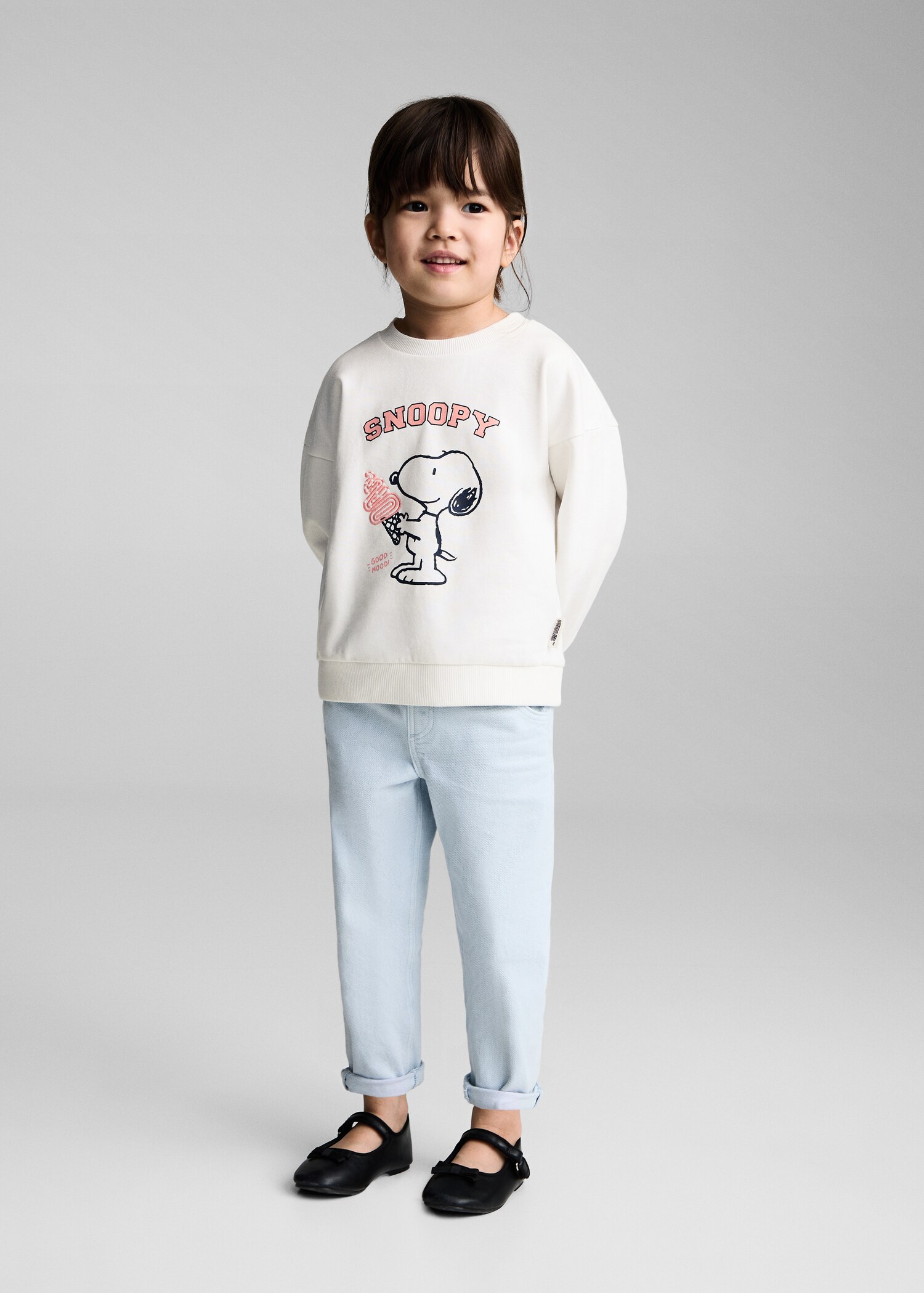 Snoopy-print sweatshirt - General plane