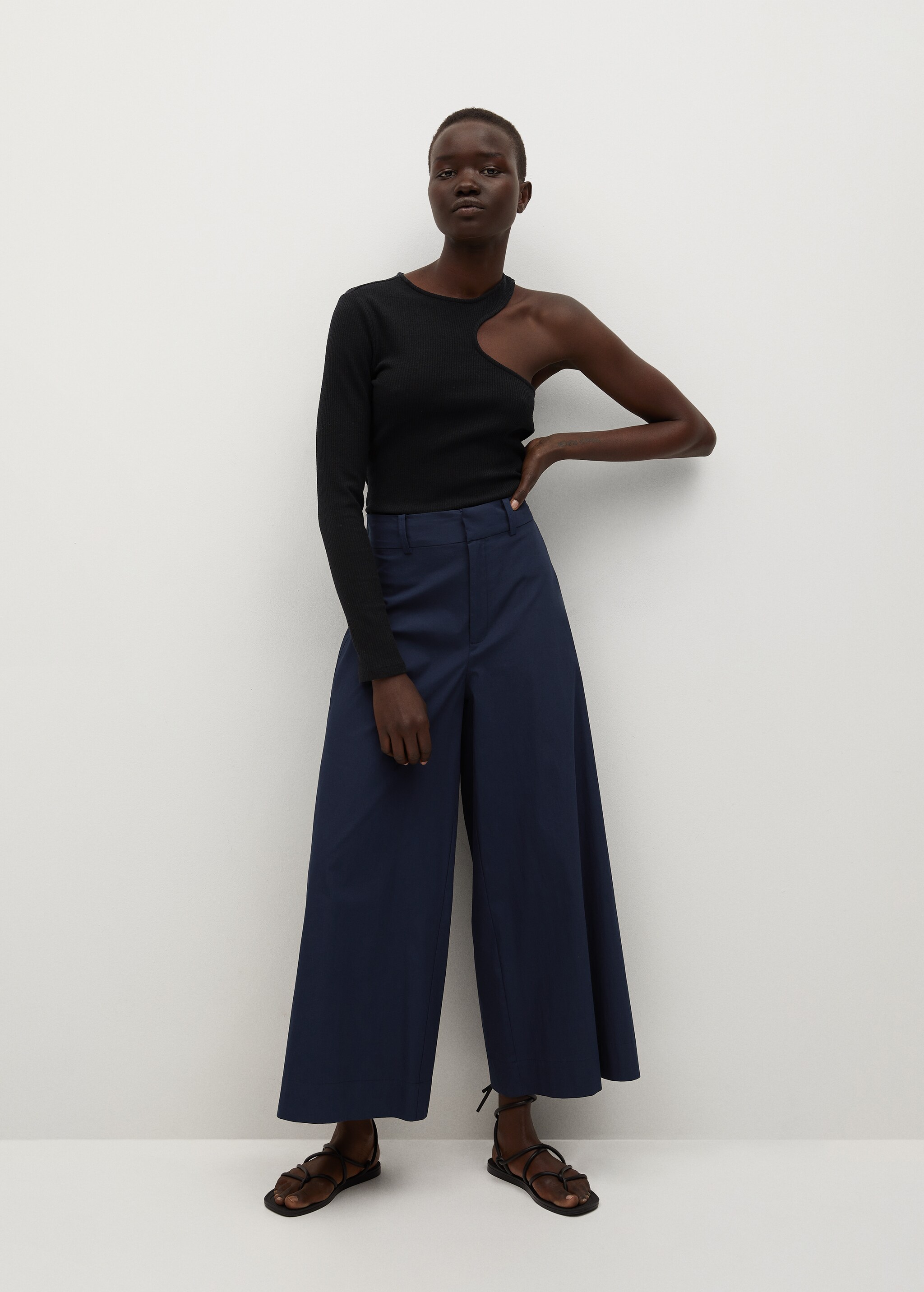 Pantalón culotte algodón - Plano general