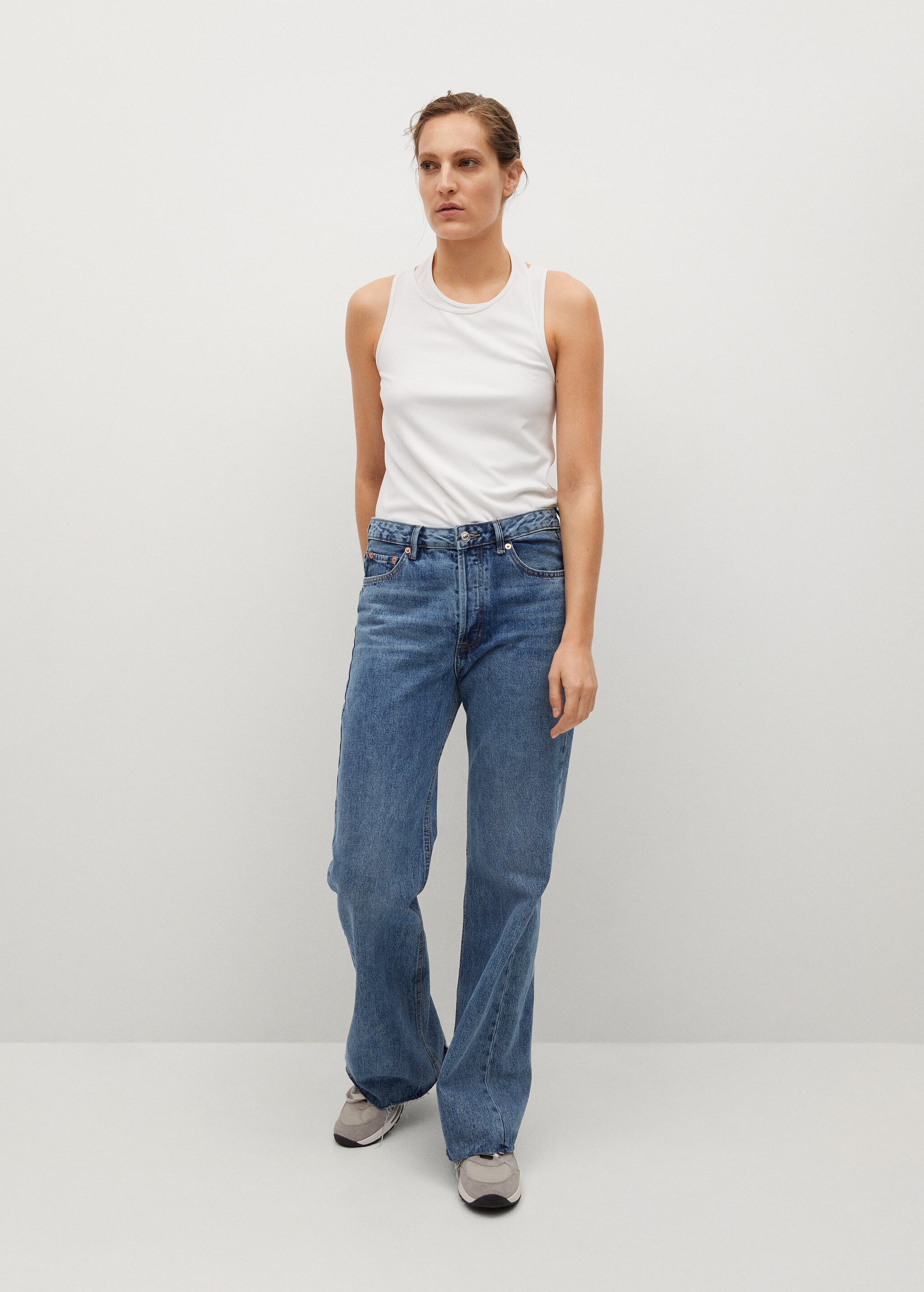 Top cuello doble - Plano general
