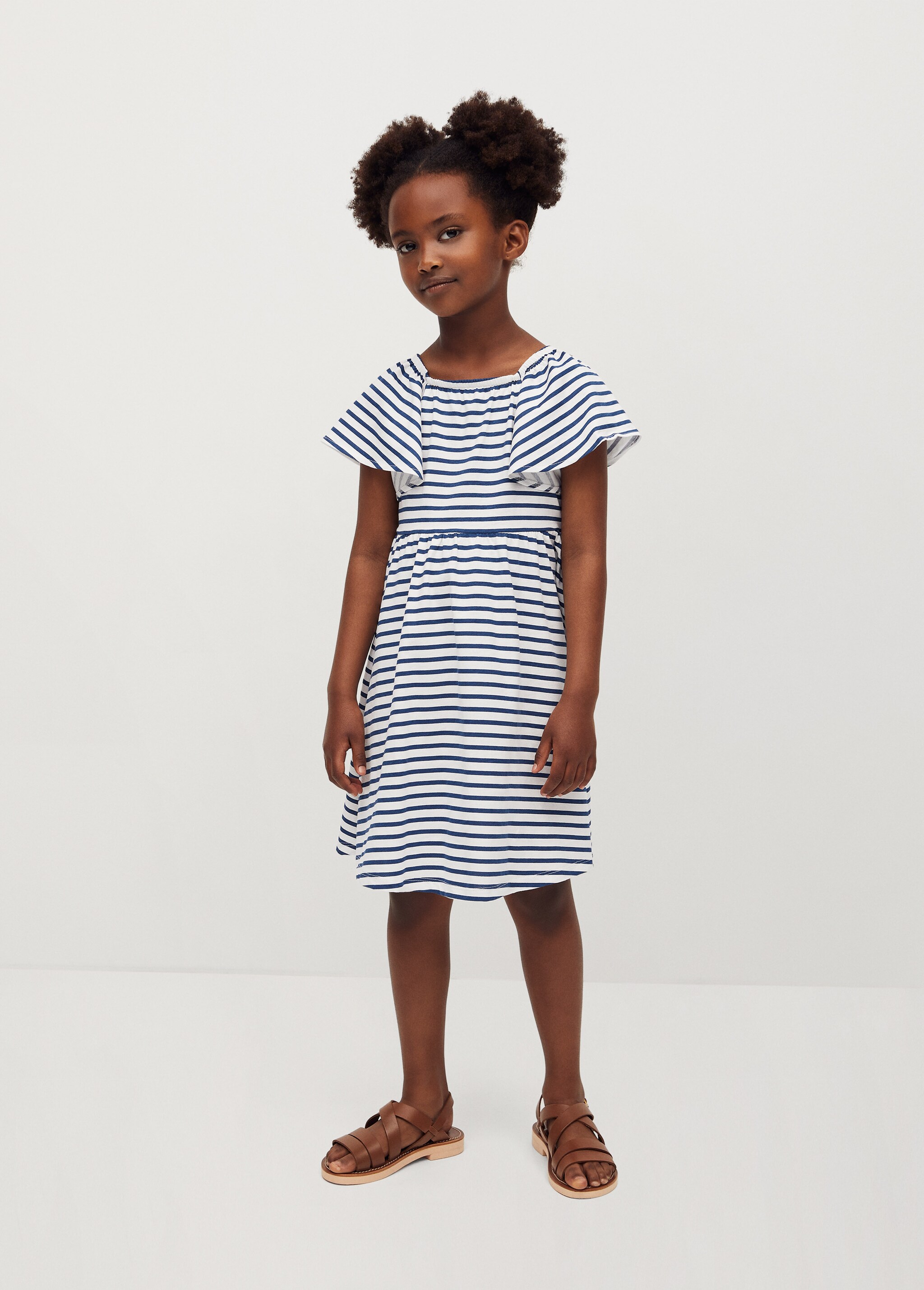 Vestido algodón estampado - Plano general