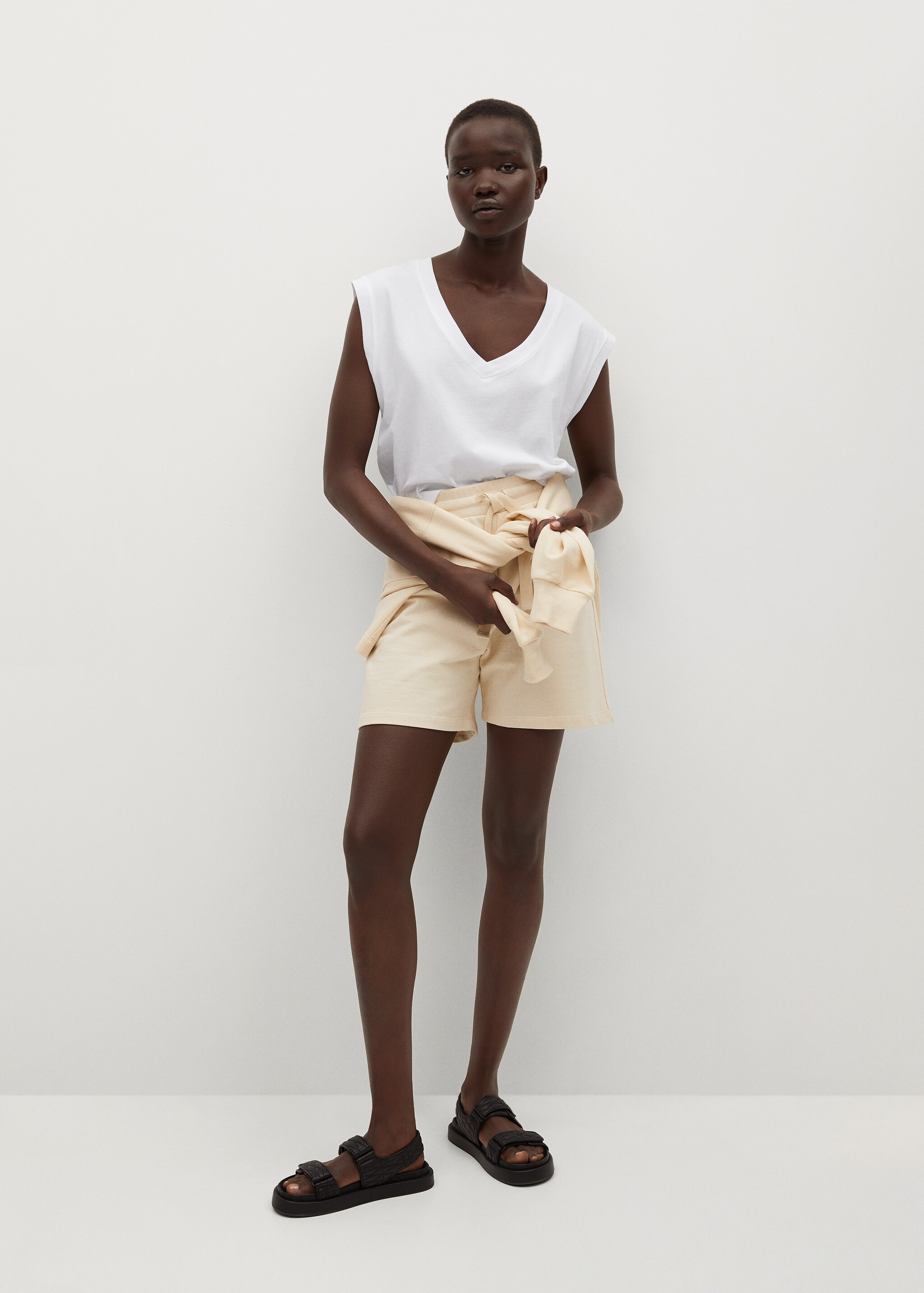 Organic cotton crop top - General plane