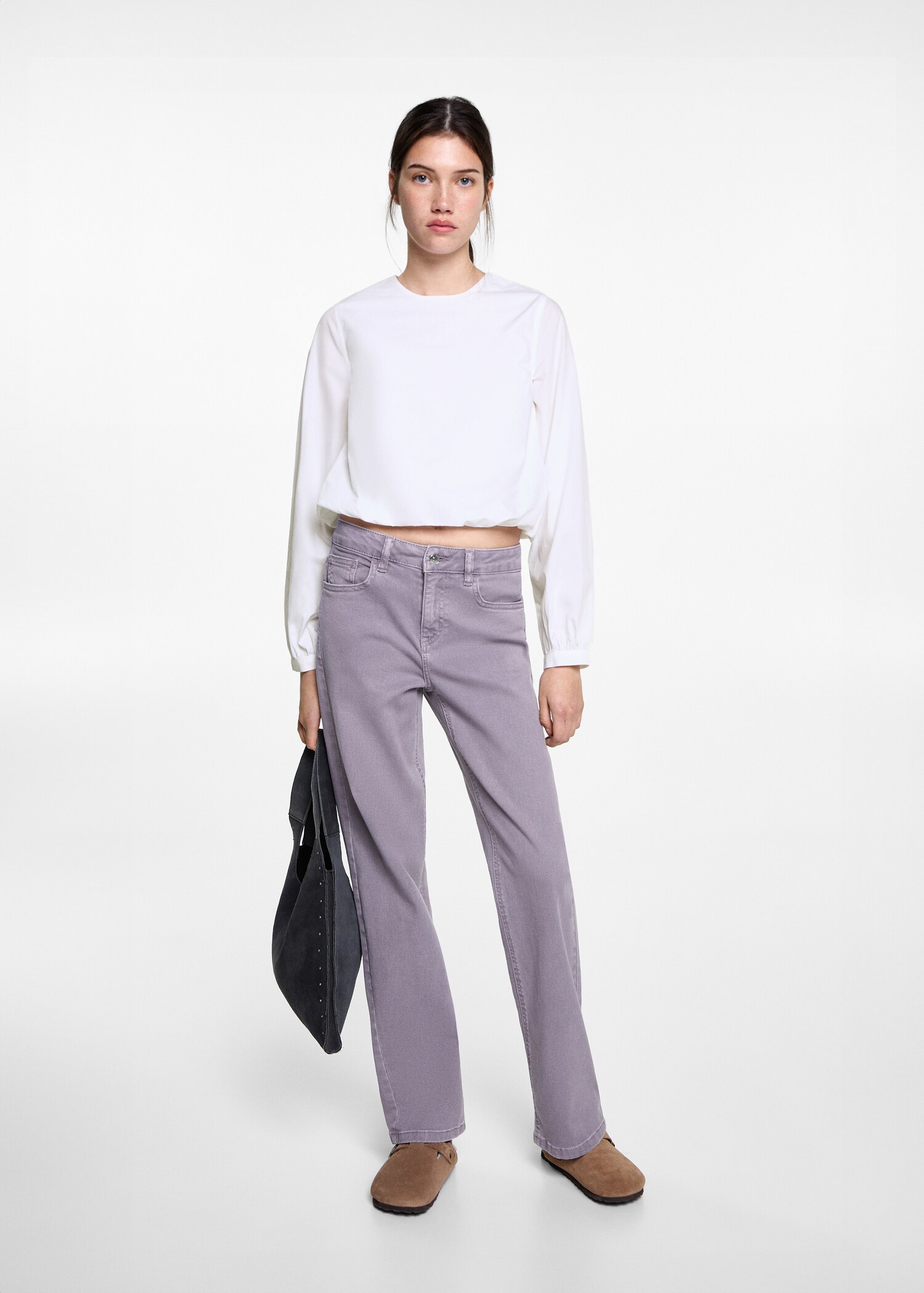 Puffed poplin shirt - General plane