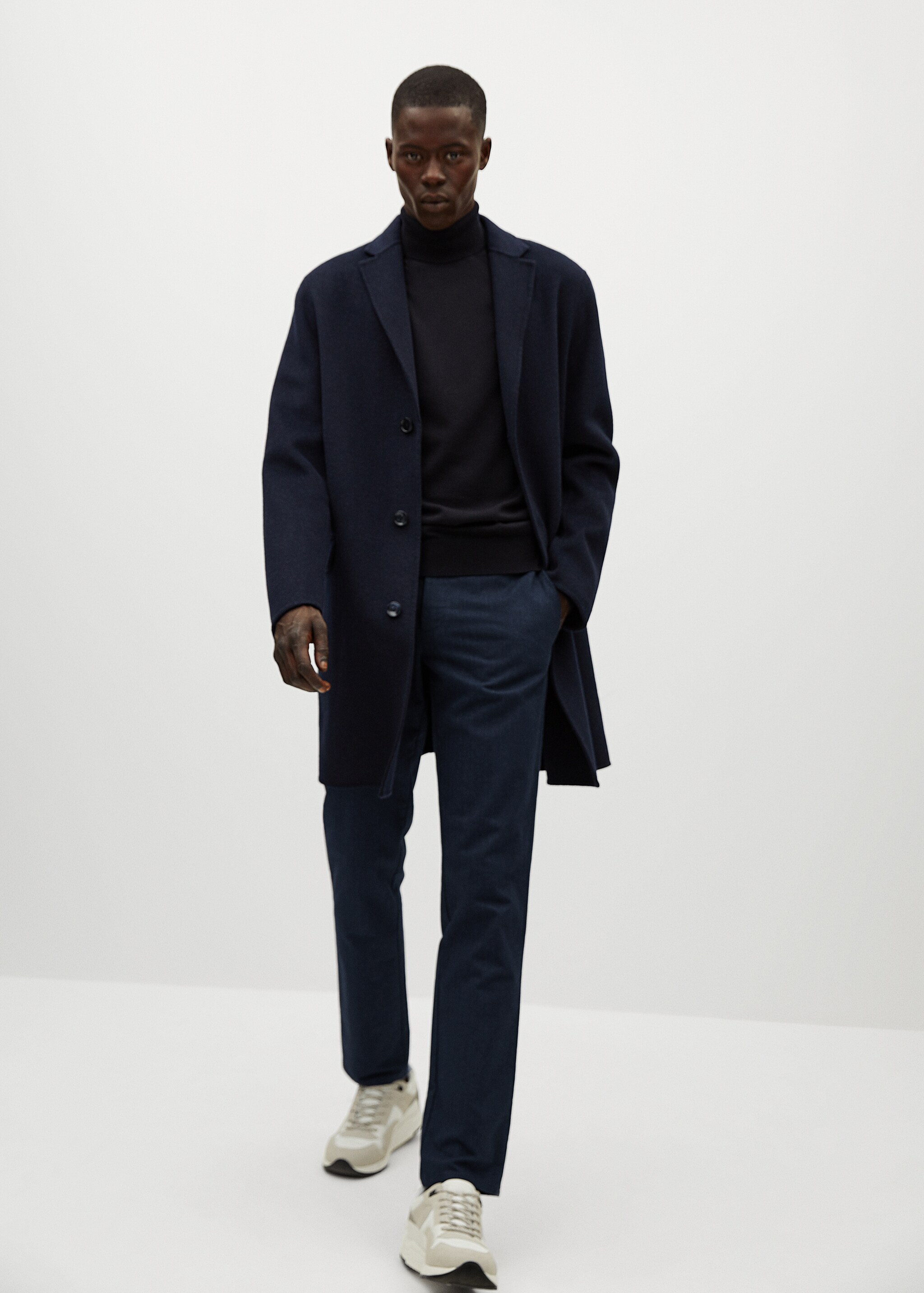 Bavlněné kalhoty slim fit - Celkový náhled