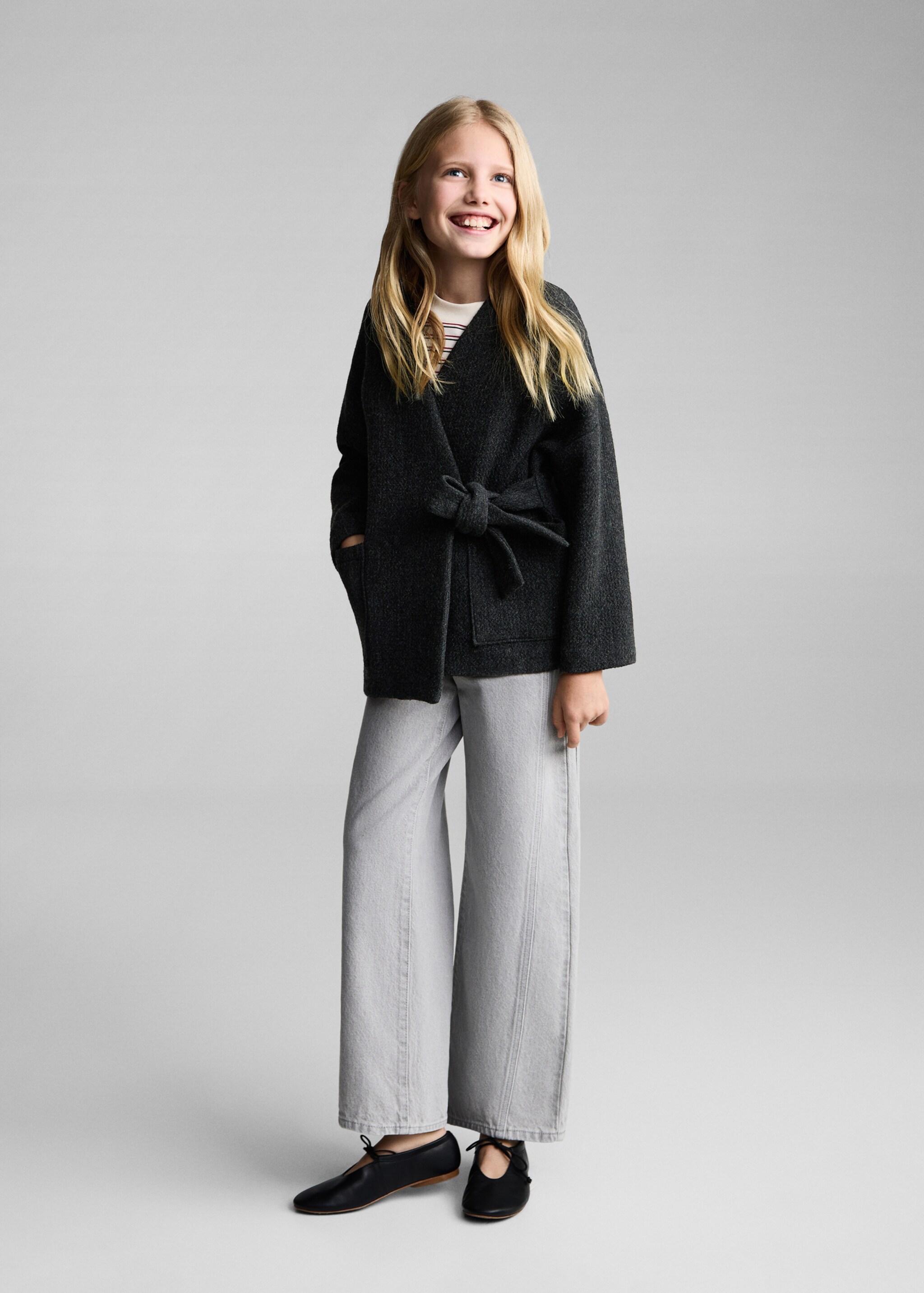 Veste laine Manteco - Plan général, Gris anthracite. Ref: 87040647-00.