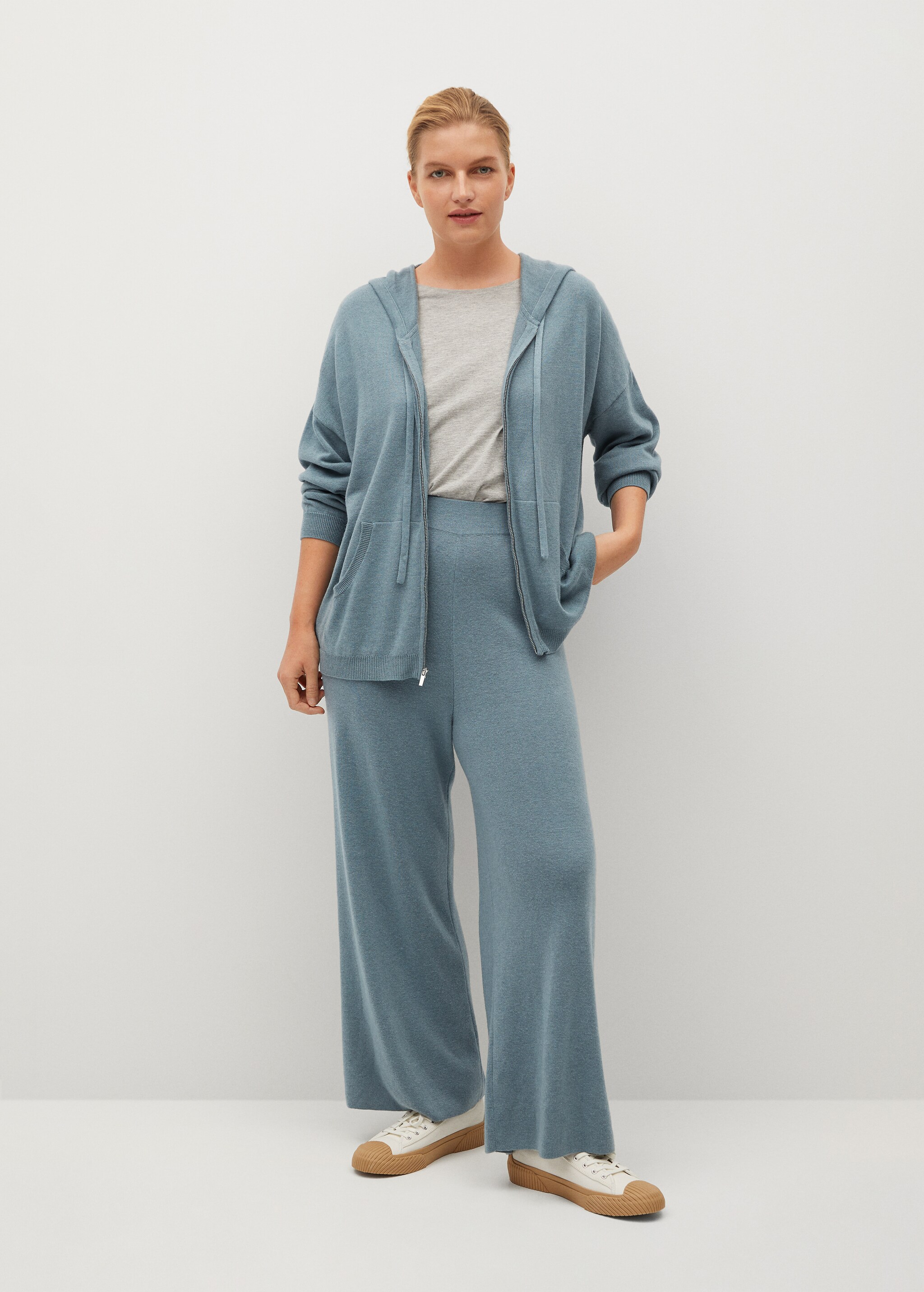 Pantalón culotte punto - Plano general