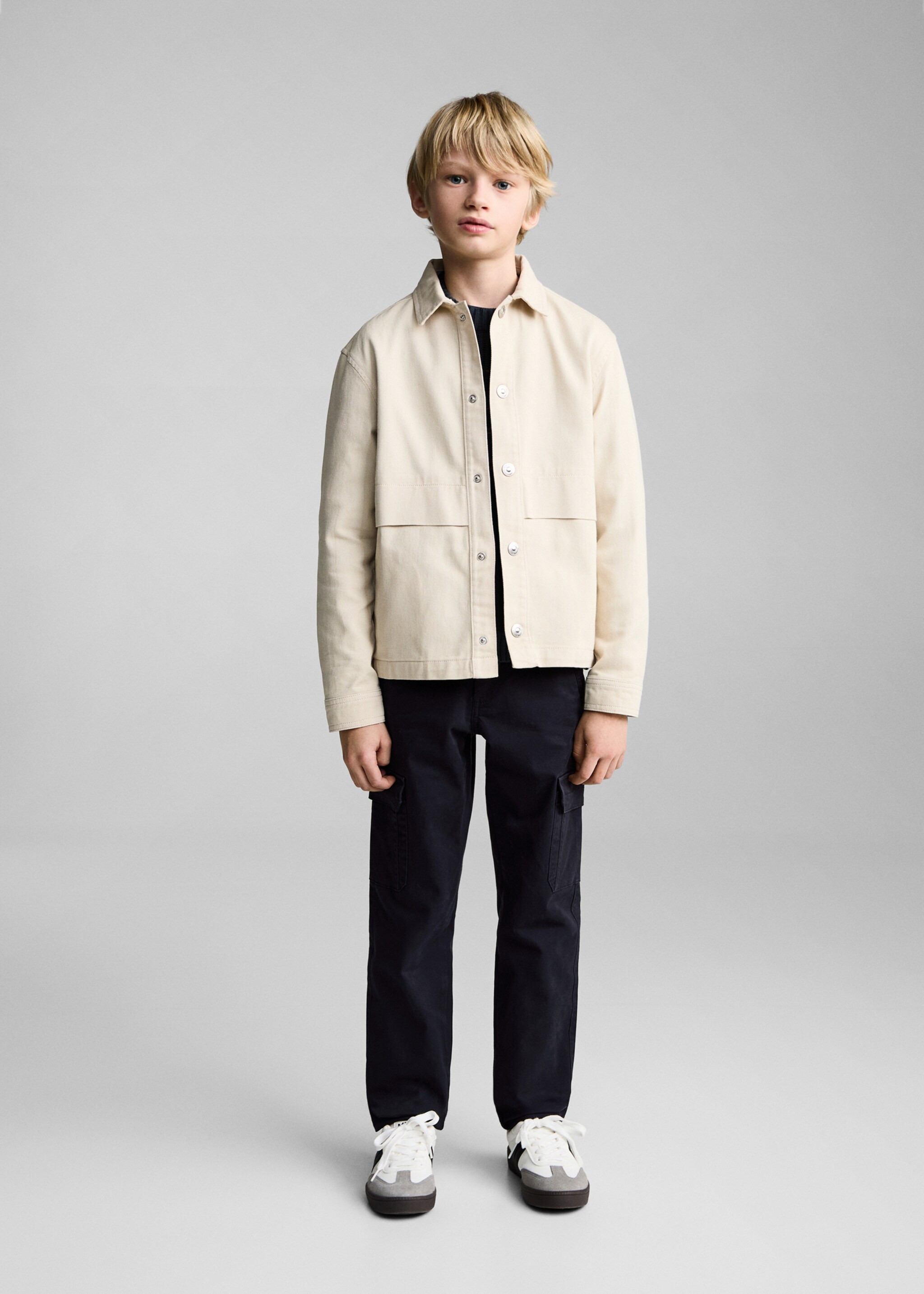 Cargohose - Allgemeine Ansicht, Dunkles Marineblau. Ref: 87043637-00.