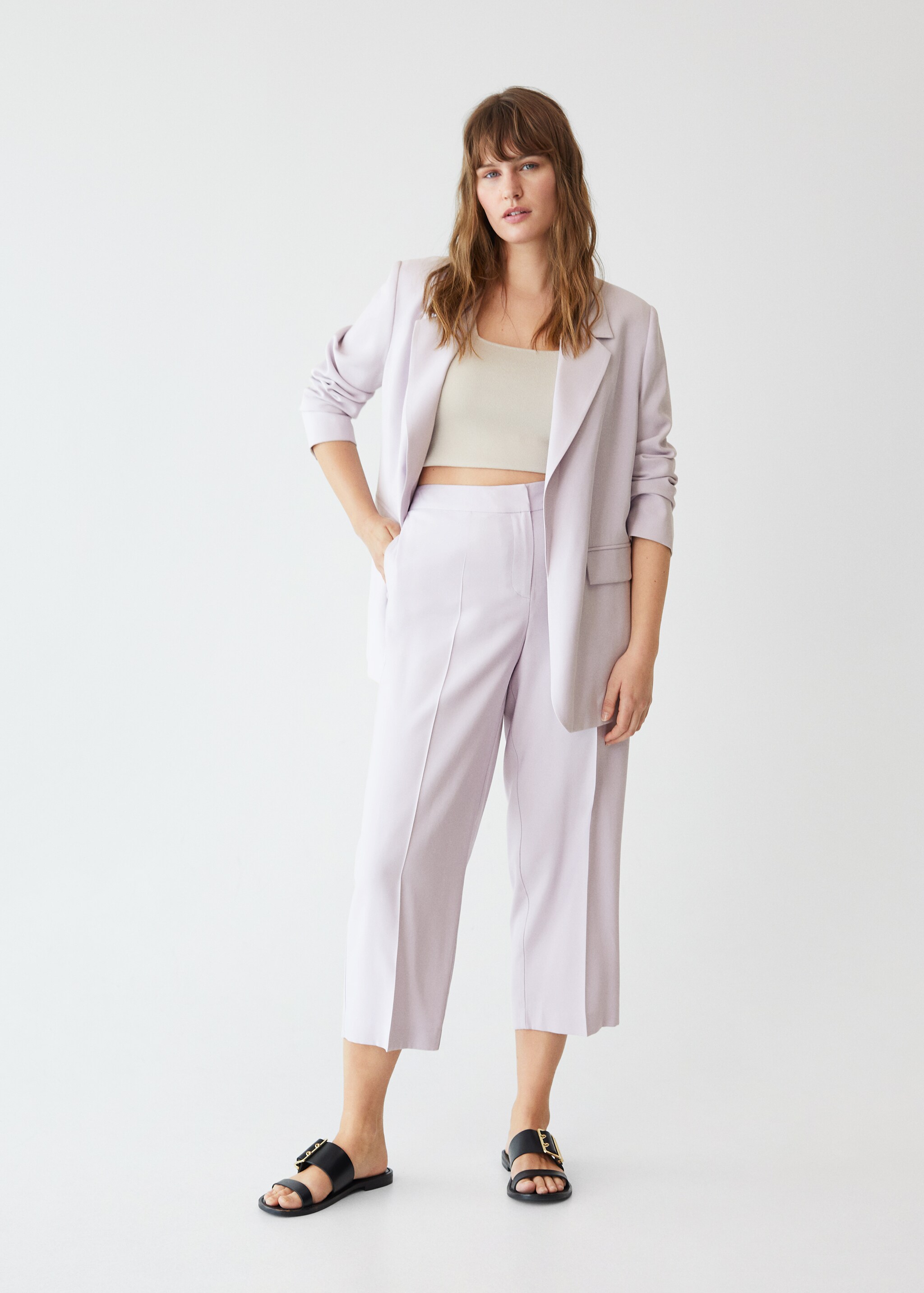 Pantalón culotte traje - Plano general