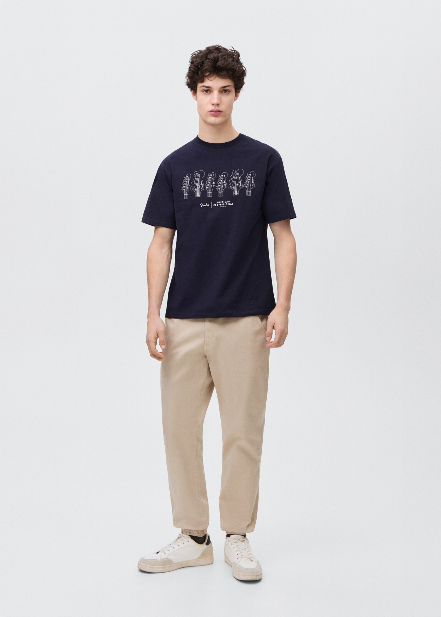 Short-sleeved printed t-shirt - General plane