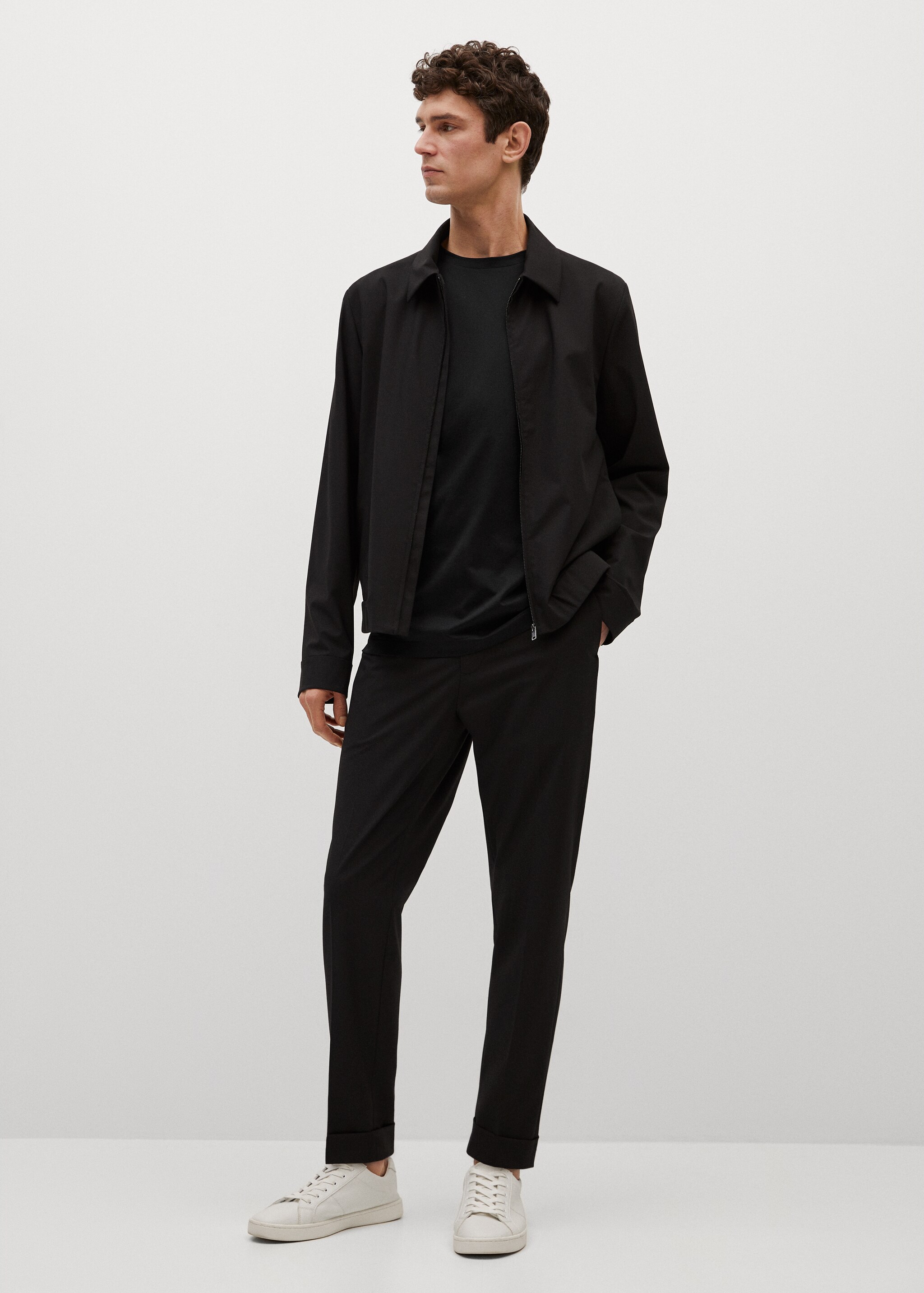 Camiseta relaxed fit mercerizada - Plano general